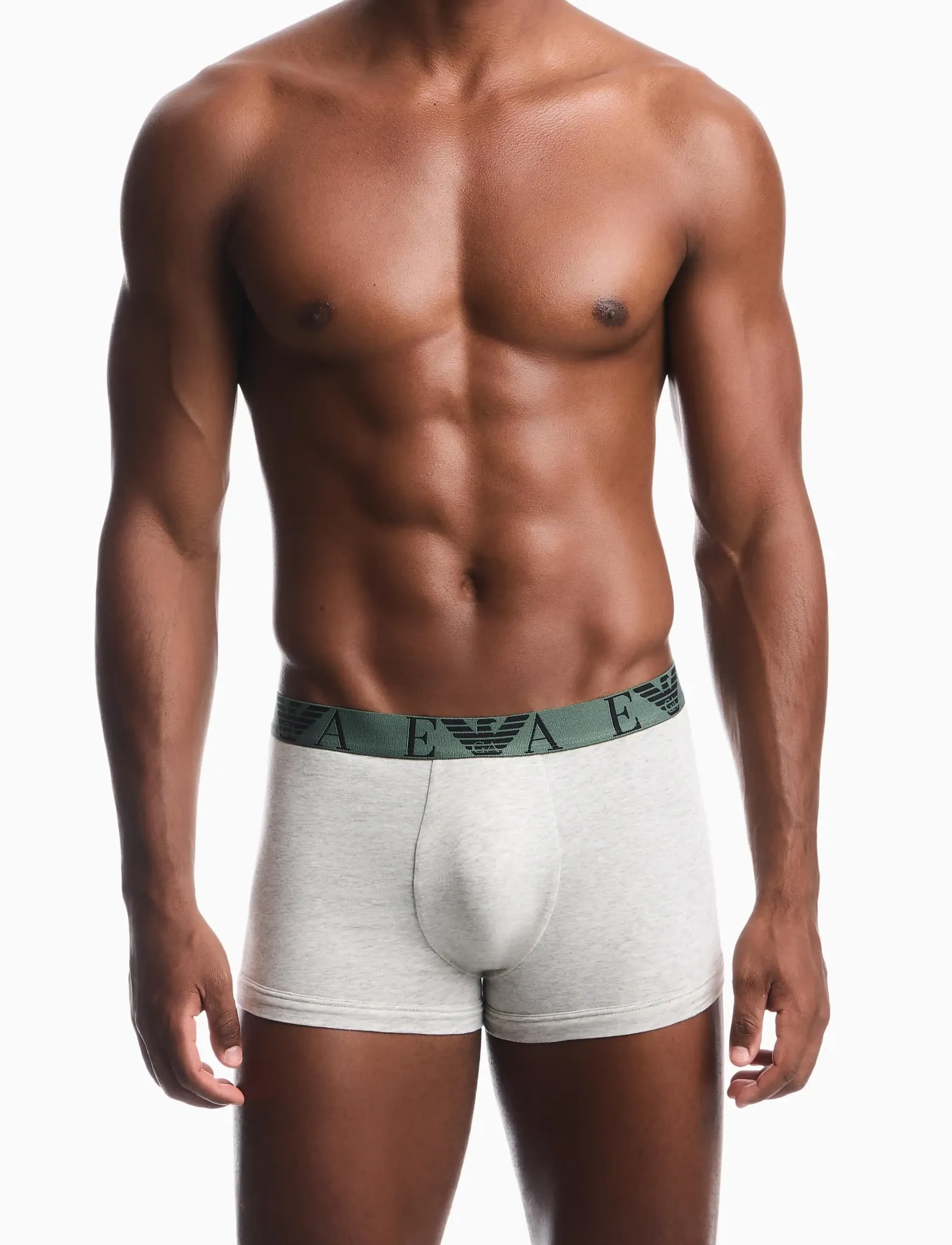 Emporio Armani - 3 PACK BOTTOM - unterhosen im multipack - green/blk/lg mel gre - 0