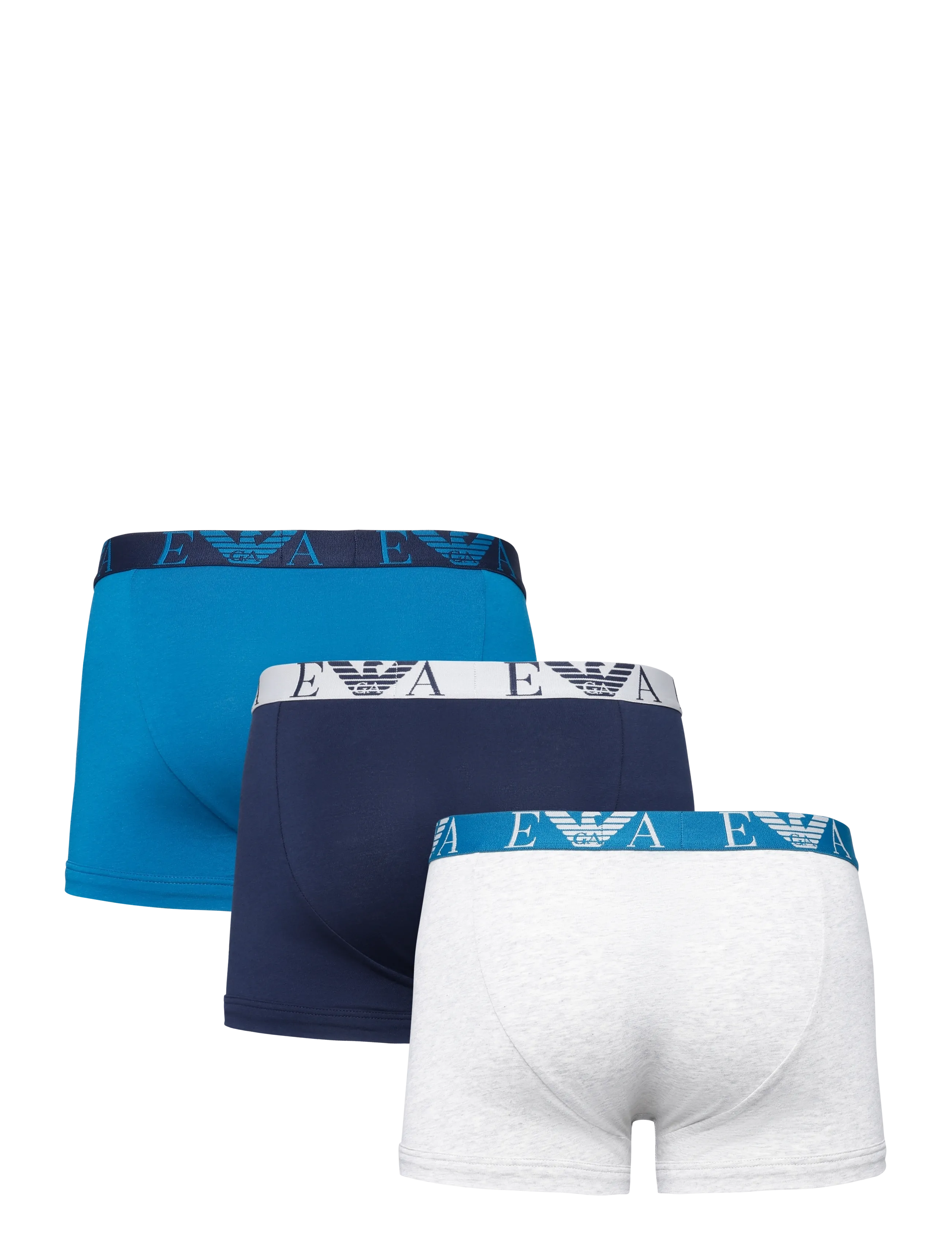 Emporio Armani - 3 PACK BOTTOM - multipack kalsonger - octa/lg mel grey/blu - 1