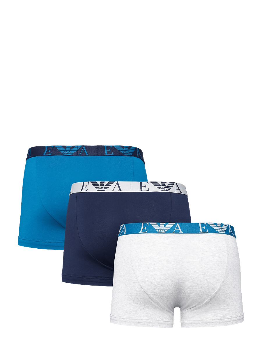 Emporio Armani - 3 PACK BOTTOM - unterhosen im multipack - octa/lg mel grey/blu - 1