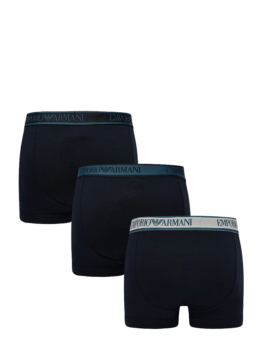 Emporio Armani - 3 PACK BOTTOM - boxershorts - blu/blu/blu - 1