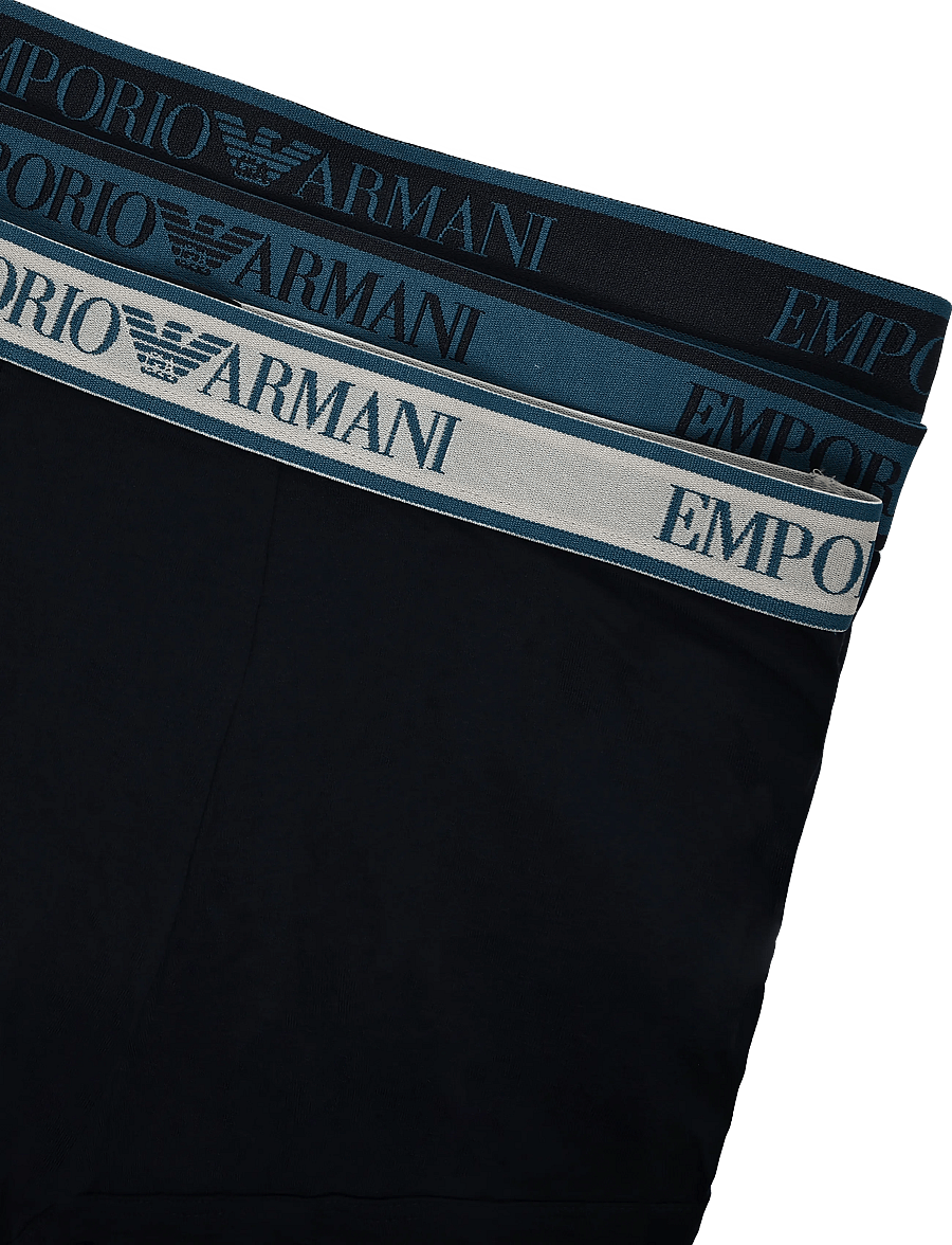 Emporio Armani - 3 PACK BOTTOM - boxershorts - blu/blu/blu - 2