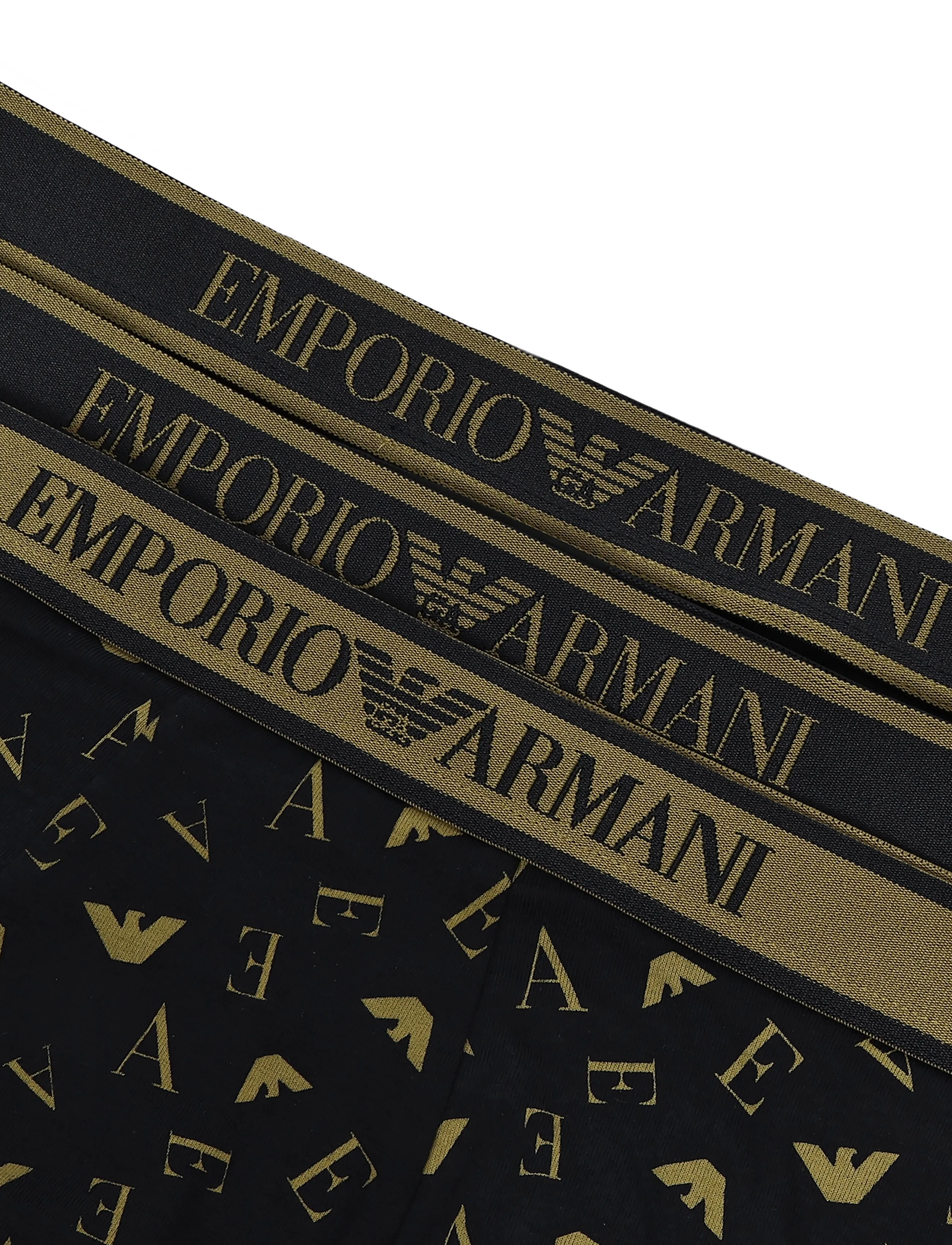 Emporio Armani - 3 PACK BOTTOM - bokserid - blu/blu moss p/moss - 2