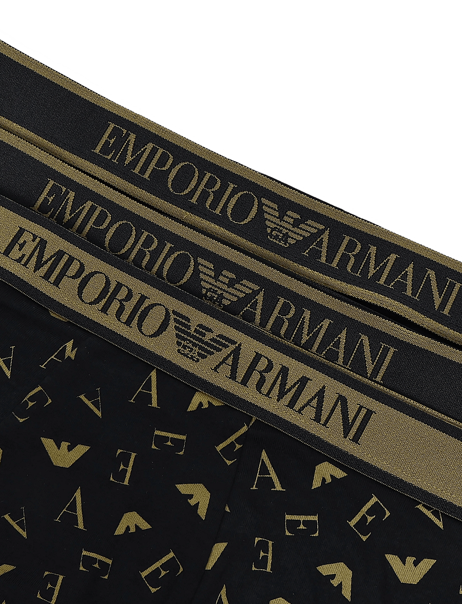 Emporio Armani - 3 PACK BOTTOM - boxershorts - blu/blu moss p/moss - 2