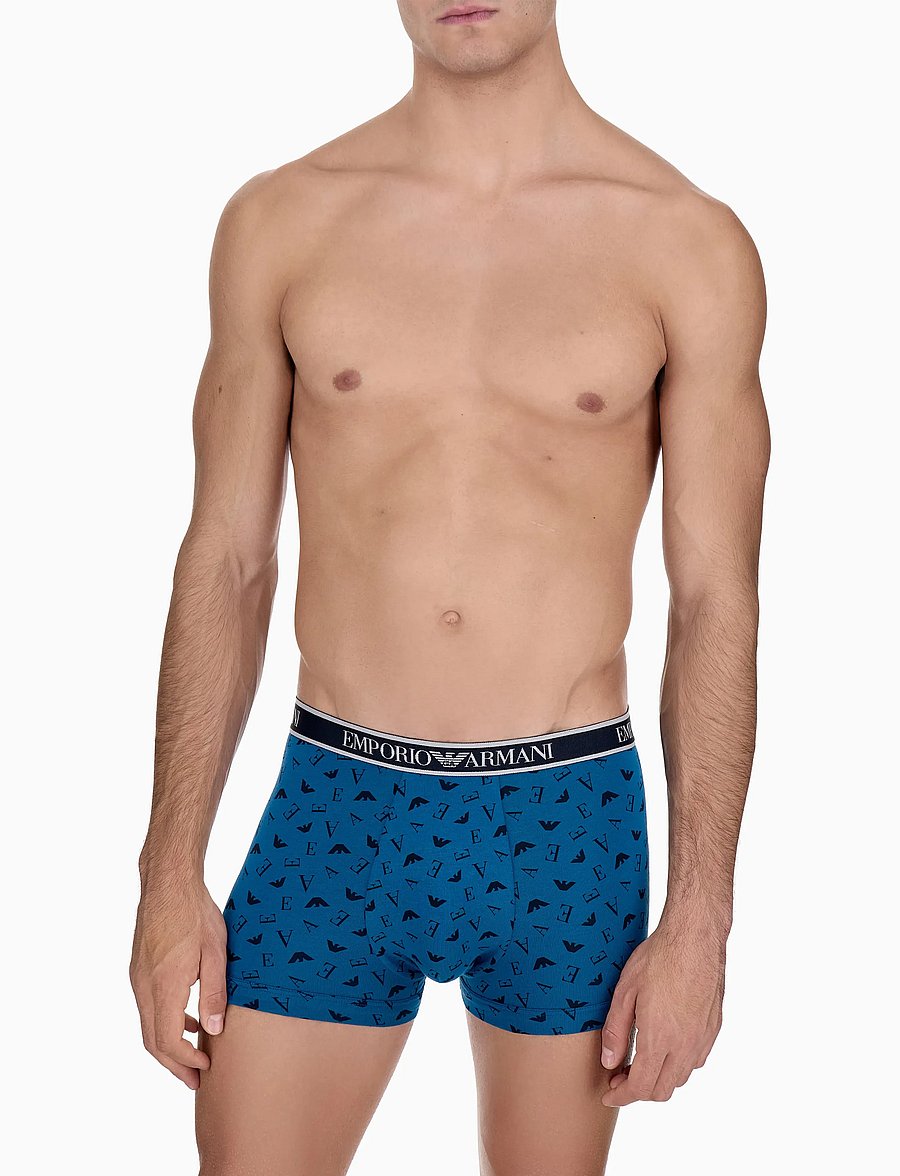 Emporio Armani - 3 PACK BOTTOM - unterhosen im multipack - blu/octane-blu p/blu - 0