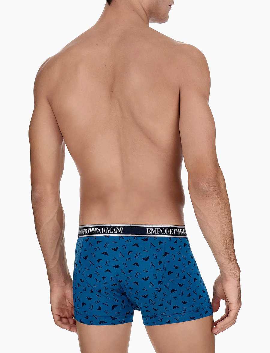 Emporio Armani - 3 PACK BOTTOM - unterhosen im multipack - blu/octane-blu p/blu - 3