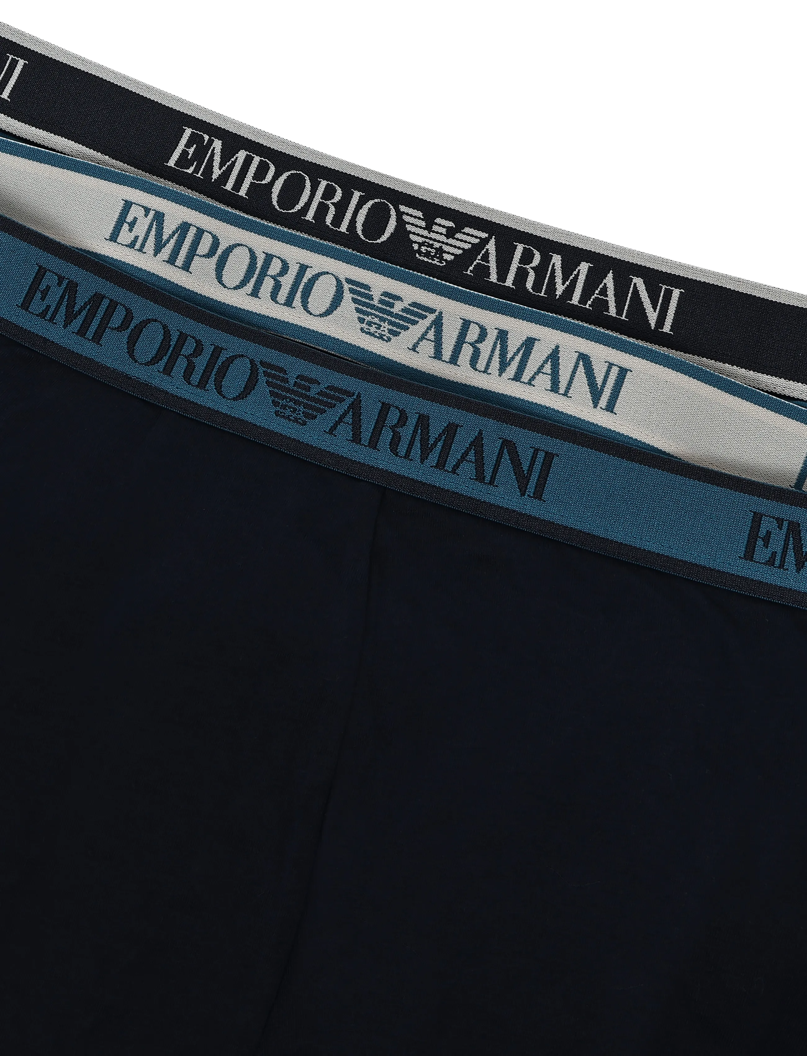 Emporio Armani - 3 PACK BOTTOM - boxershorts - blu/octane-blu p/blu - 2