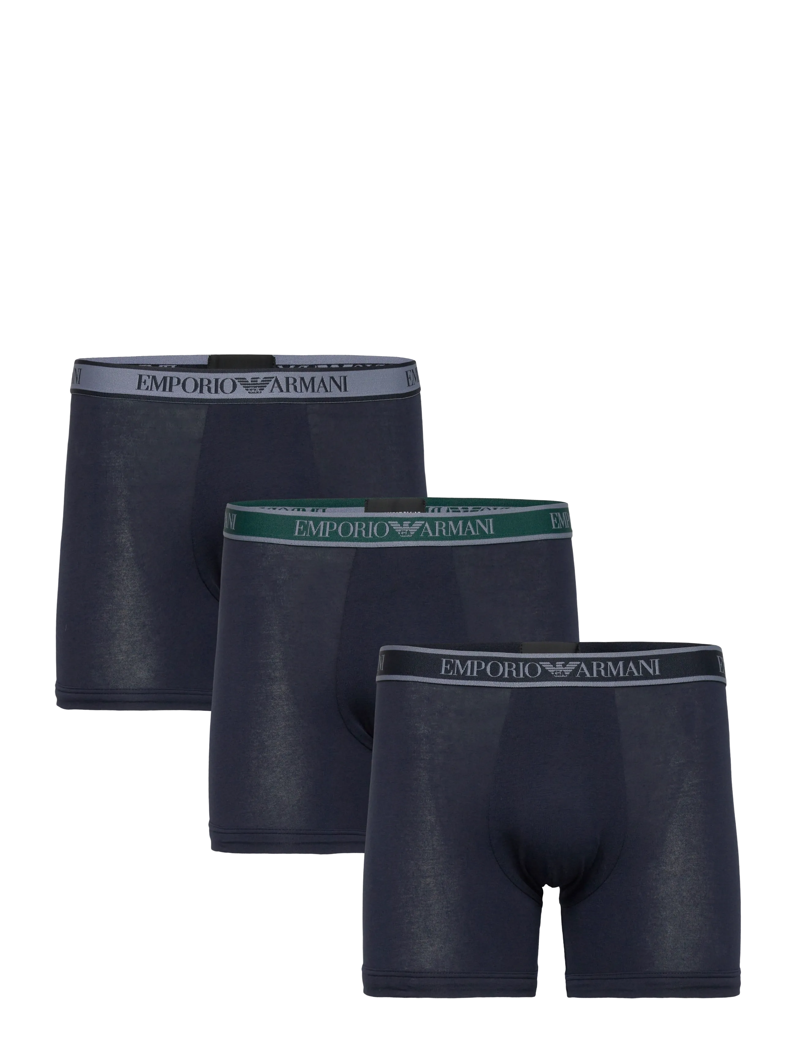 Emporio Armani 3 Pack Bottom, Mænd, Boxerunderbukser, Navy, Str: XL