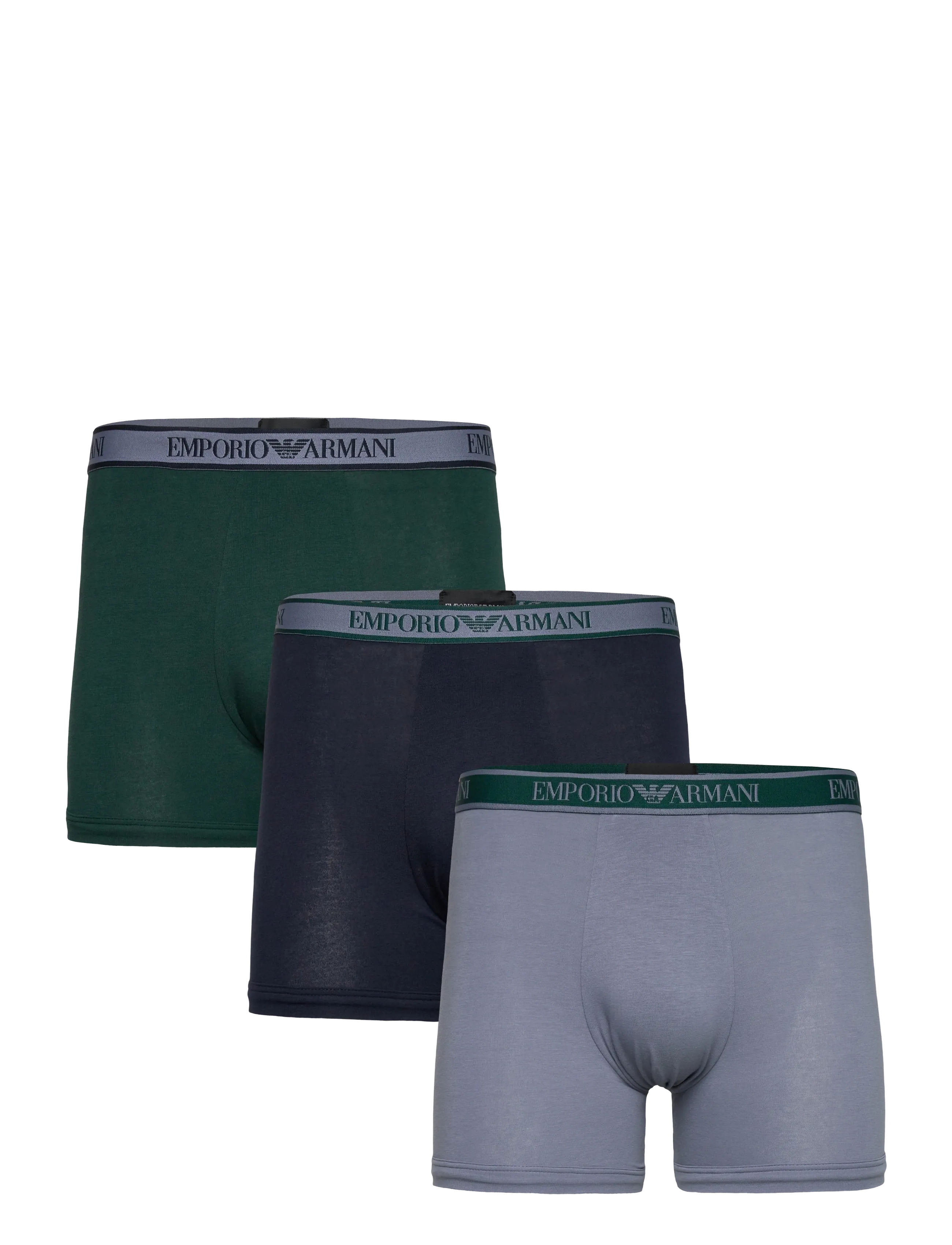 Emporio Armani 3 PACK BOTTOM - Emporio Armani - AR.BLU/STONE/PINE / blue