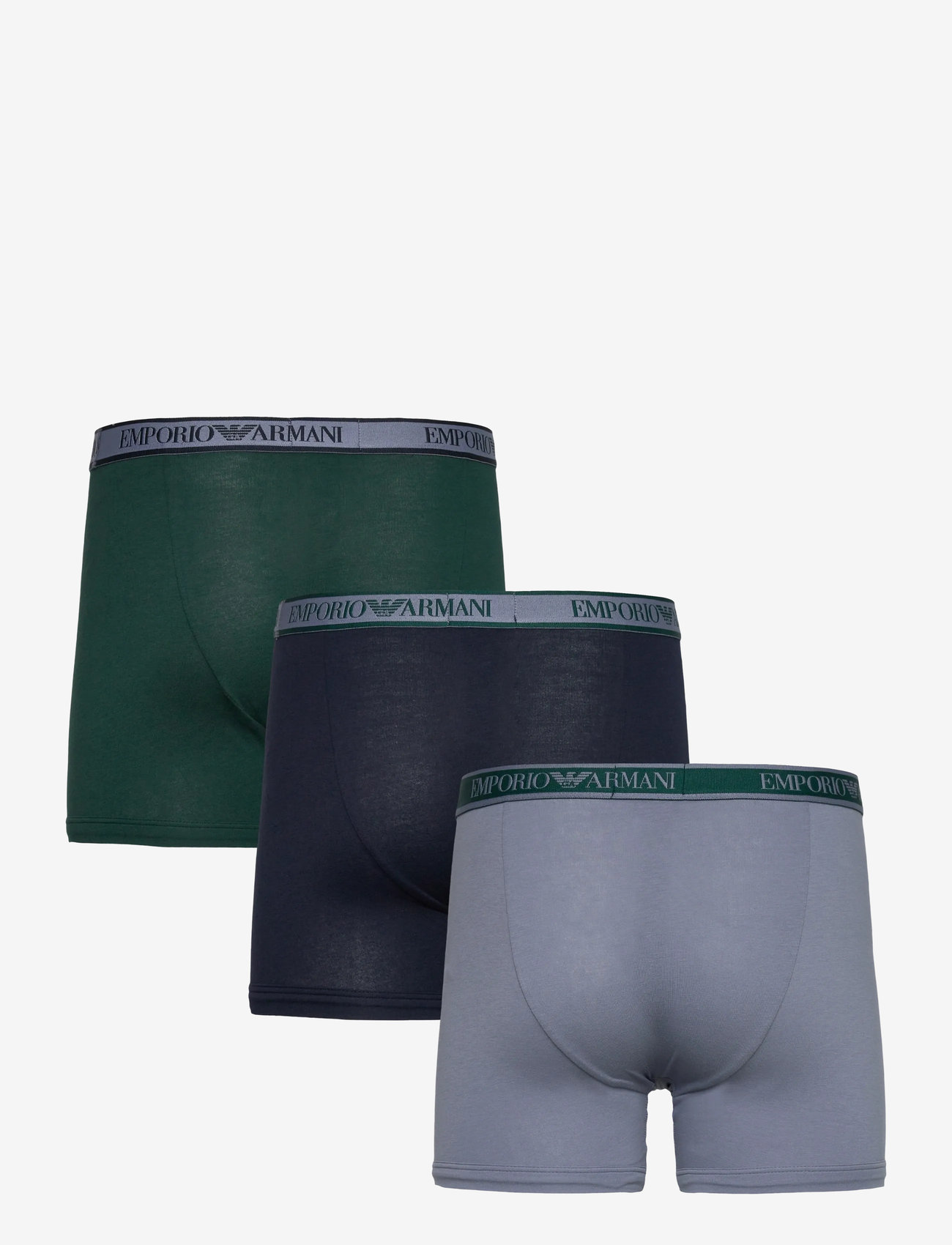 Emporio Armani - 3 PACK BOTTOM - alushousut monipakkauksessa - ar.blu/stone/pine - 1