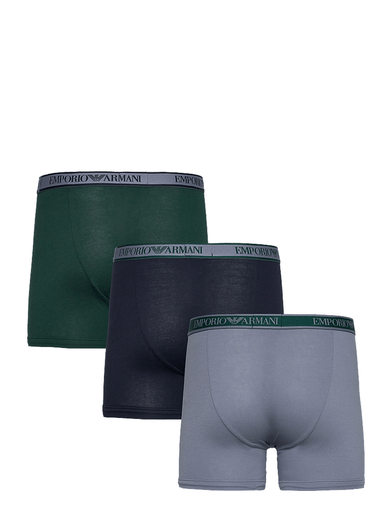 Emporio Armani - 3 PACK BOTTOM - alushousut monipakkauksessa - ar.blu/stone/pine - 1