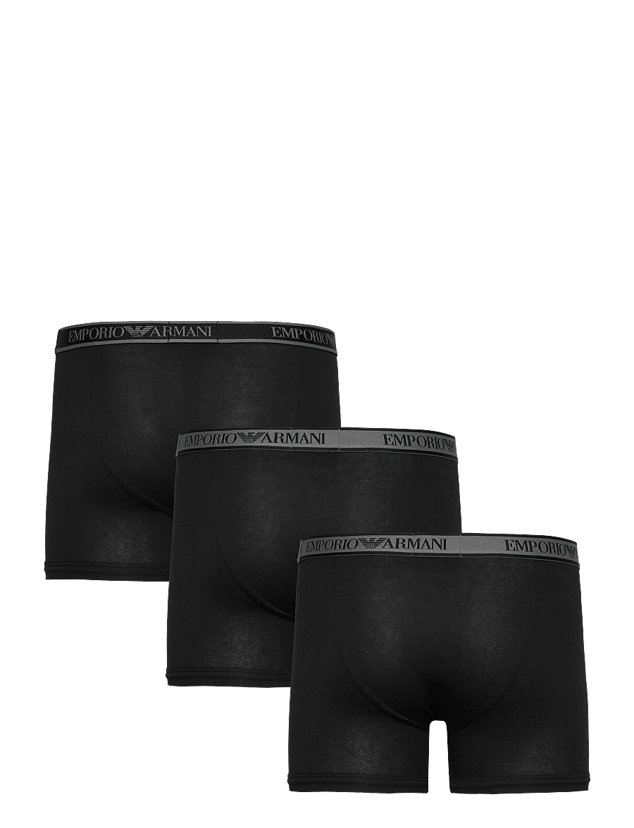 Emporio Armani - 3 PACK BOTTOM - unterhosen im multipack - black/black/black - 1