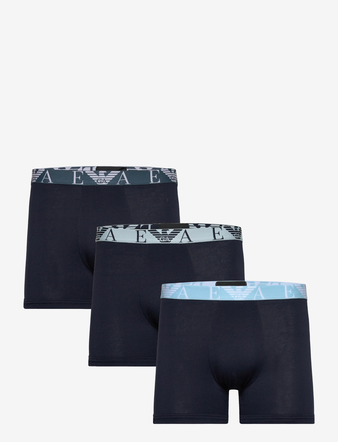 Emporio Armani - 3 PACK BOTTOM - unterhosen im multipack - ar.blu/ar.blu/ar.blu - 0
