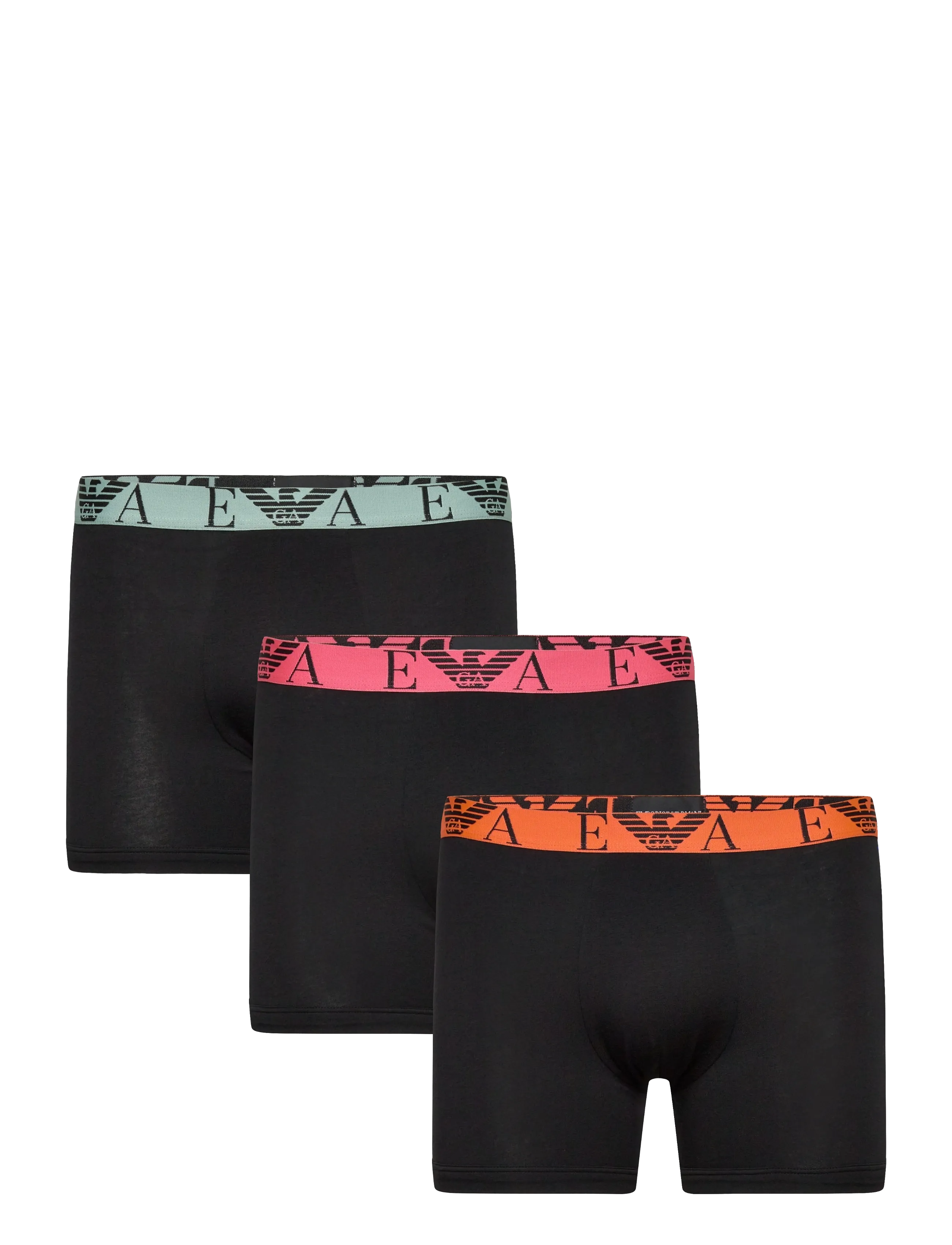 Emporio Armani 3 Pack Bottom, L, Black, Undertøj > Boxershorts, Herre