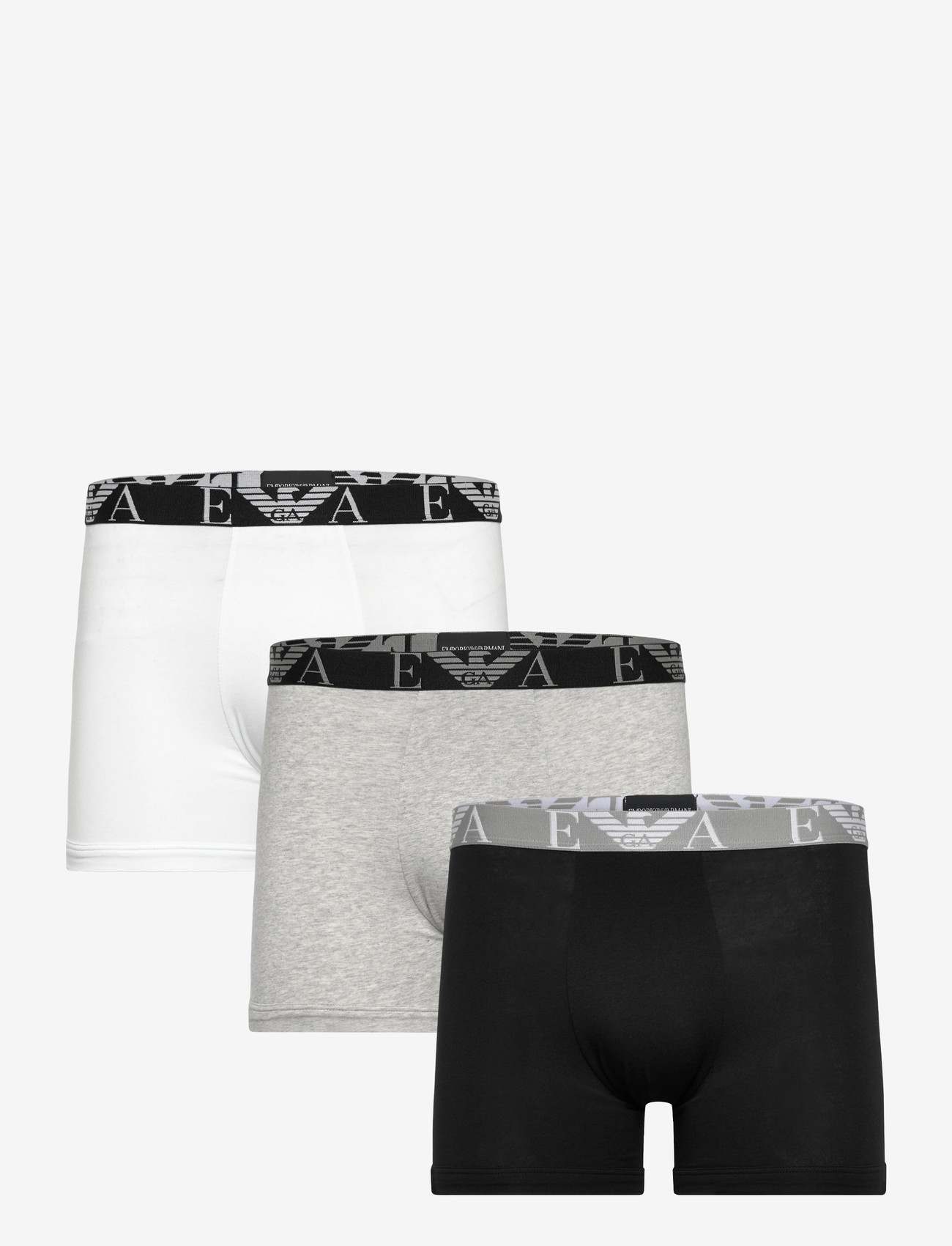 Emporio Armani - 3 PACK BOTTOM - aluspükste mitmikpakk - blk/lg mel gre/wht - 0