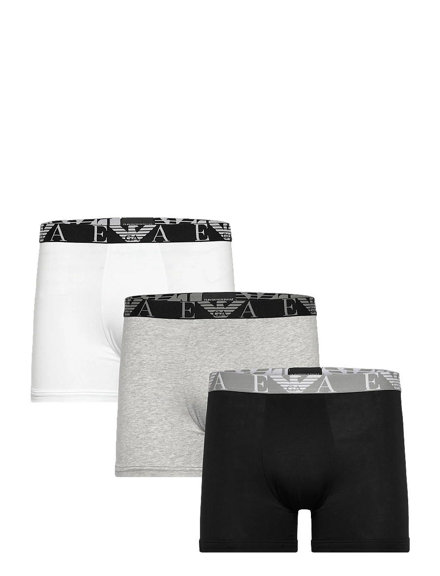 Emporio Armani - 3 PACK BOTTOM - multipack underpants - blk/lg mel gre/wht - 1