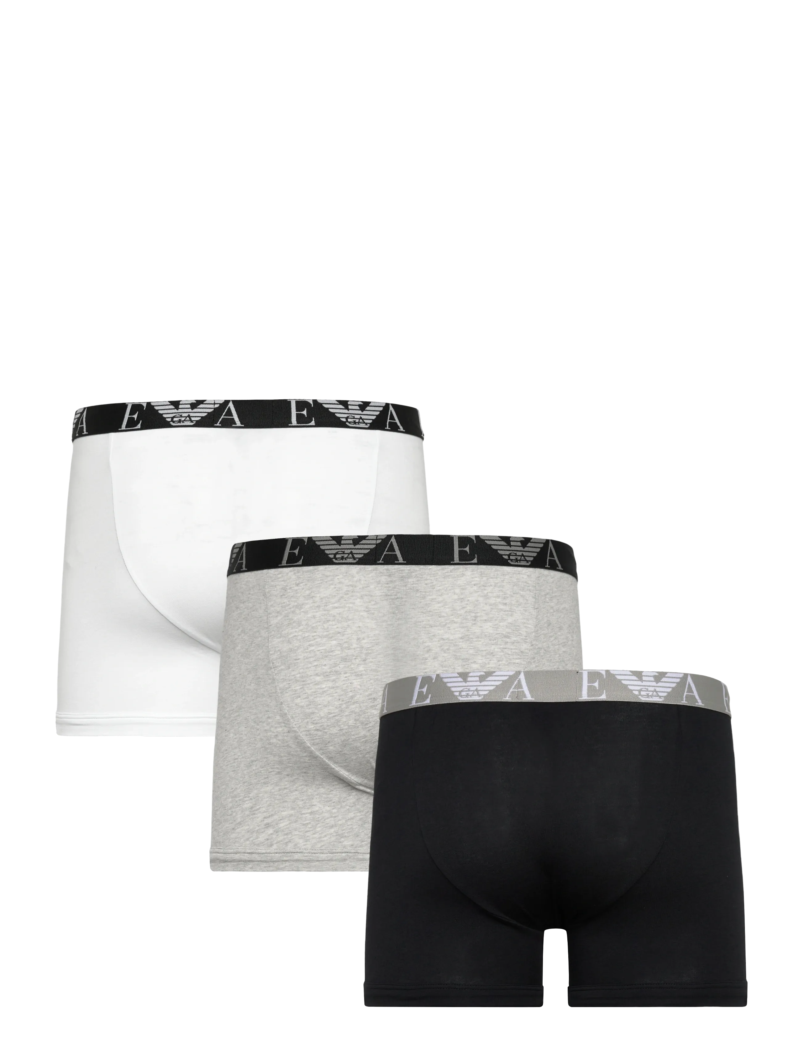 Emporio Armani - 3 PACK BOTTOM - multipack underpants - blk/lg mel gre/wht - 4