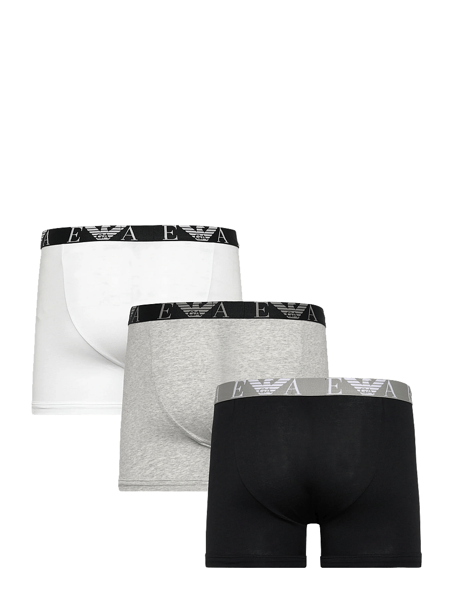 Emporio Armani - 3 PACK BOTTOM - multipack underpants - blk/lg mel gre/wht - 4
