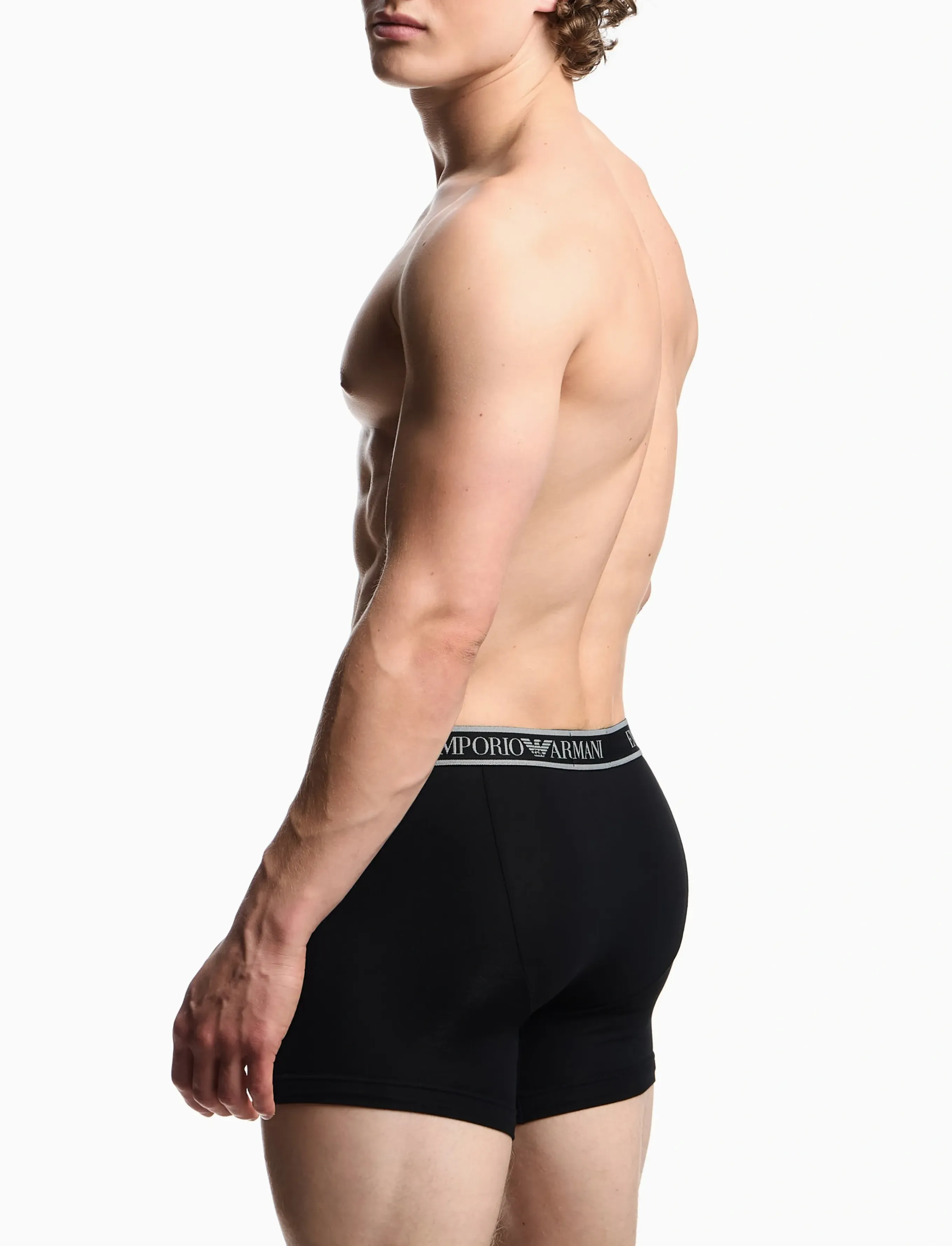 Emporio Armani - 3 PACK BOTTOM - boxer briefs - black/black/black - 2