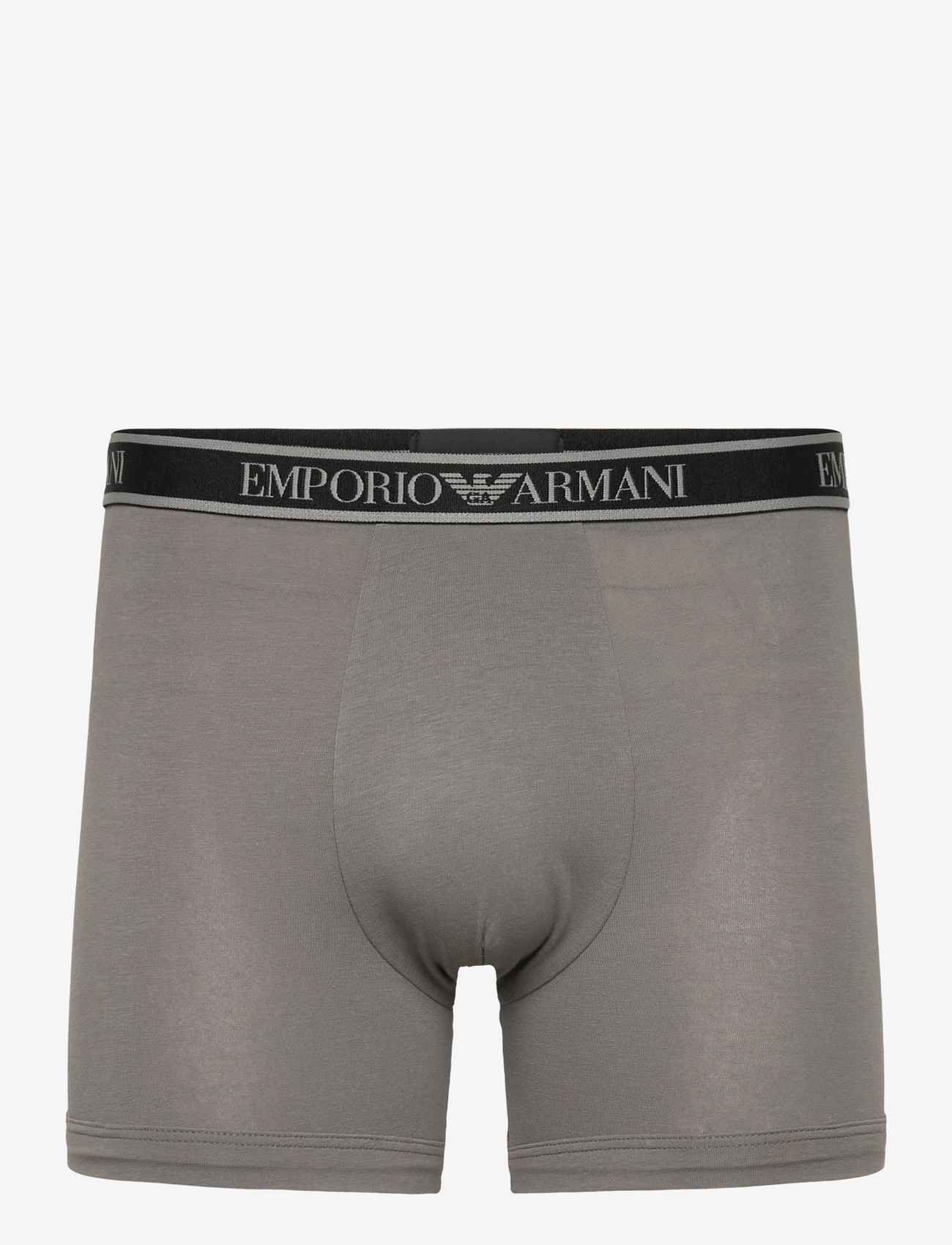 Emporio Armani - 3 PACK BOTTOM - boxershorts - black/steel/grey - 4