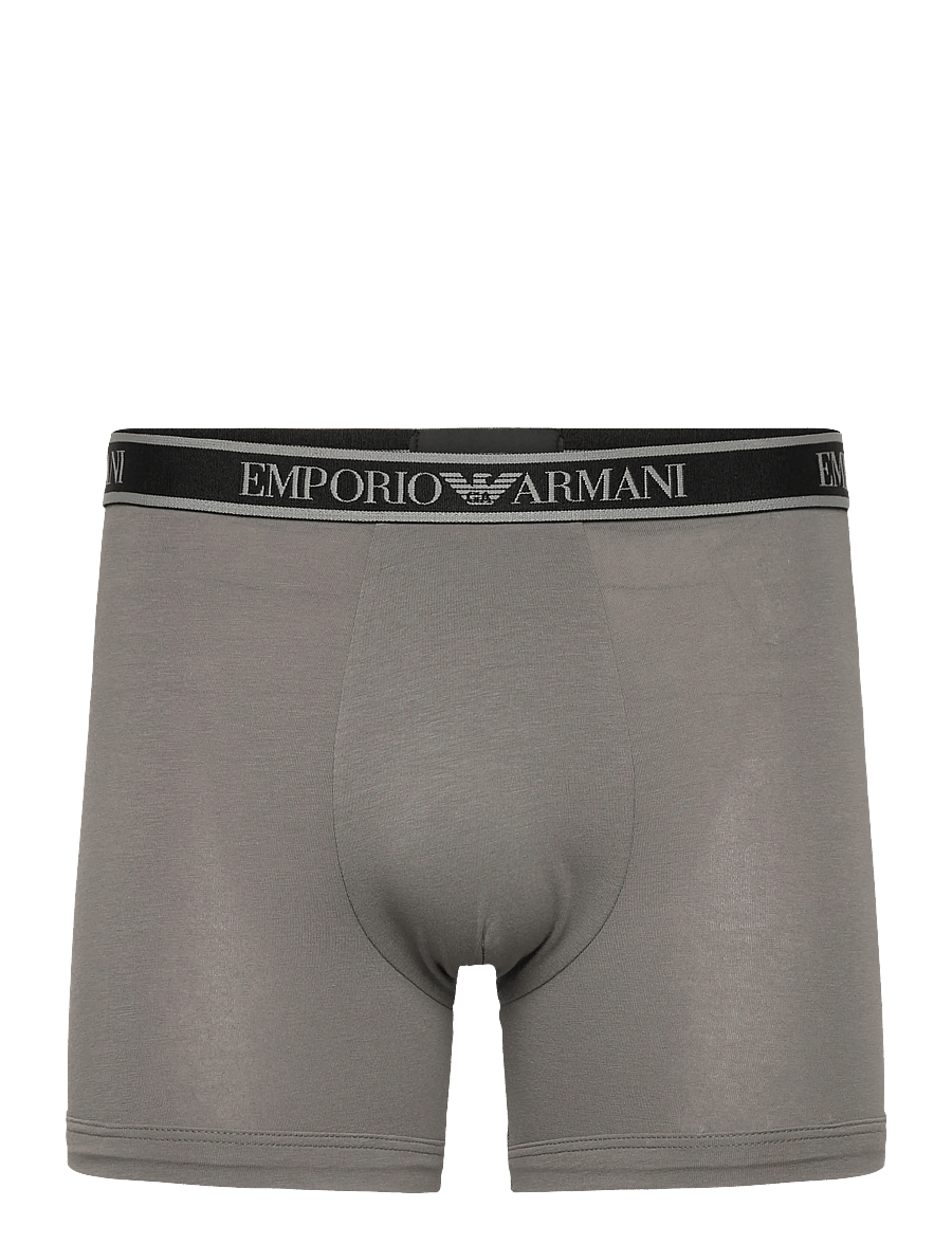 Emporio Armani - 3 PACK BOTTOM - multipakk aluspüksid - black/steel/grey - 5