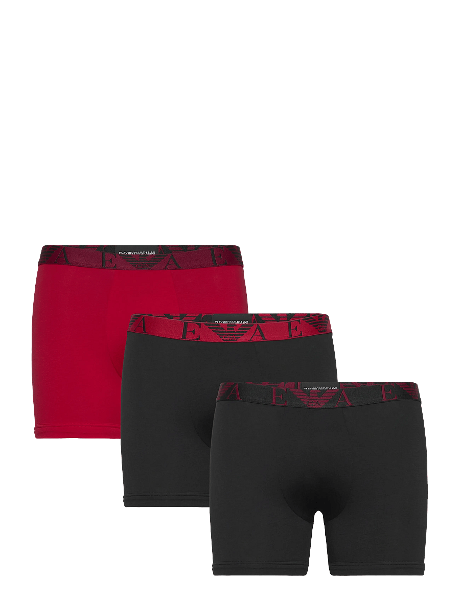 Emporio Armani - 3 PACK BOTTOM - multipack kalsonger - black/cherry/black - 0