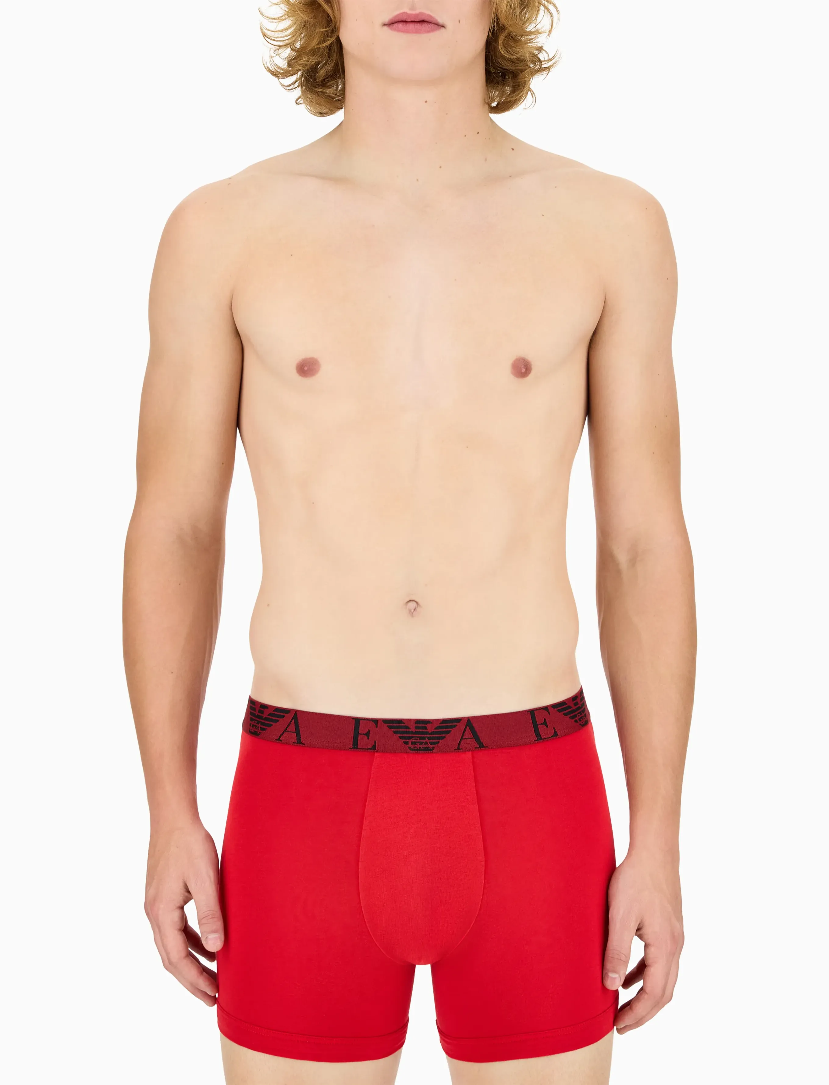 Emporio Armani - 3 PACK BOTTOM - laveste priser - black/cherry/black - 0