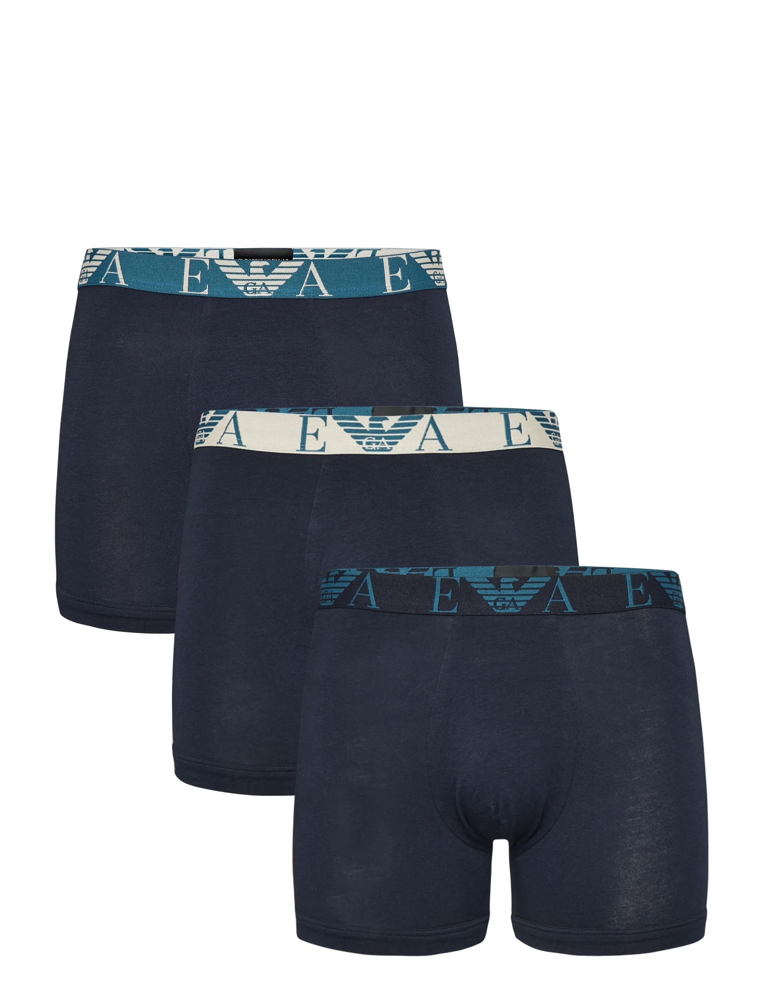 Emporio Armani 3 PACK BOTTOM - Underkläder - BLU/BLU/BLU / navy