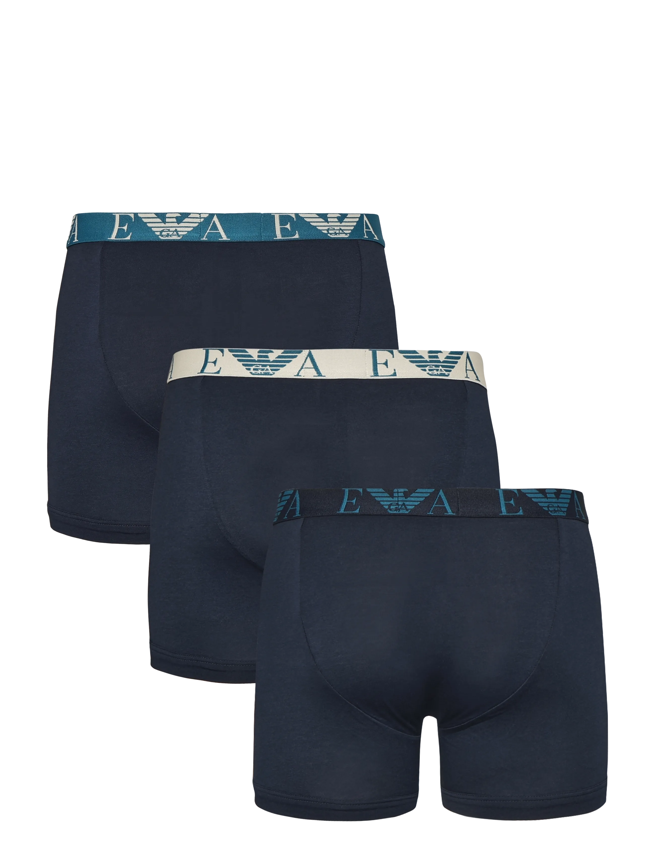 Emporio Armani - 3 PACK BOTTOM - multipack kalsonger - blu/blu/blu - 1