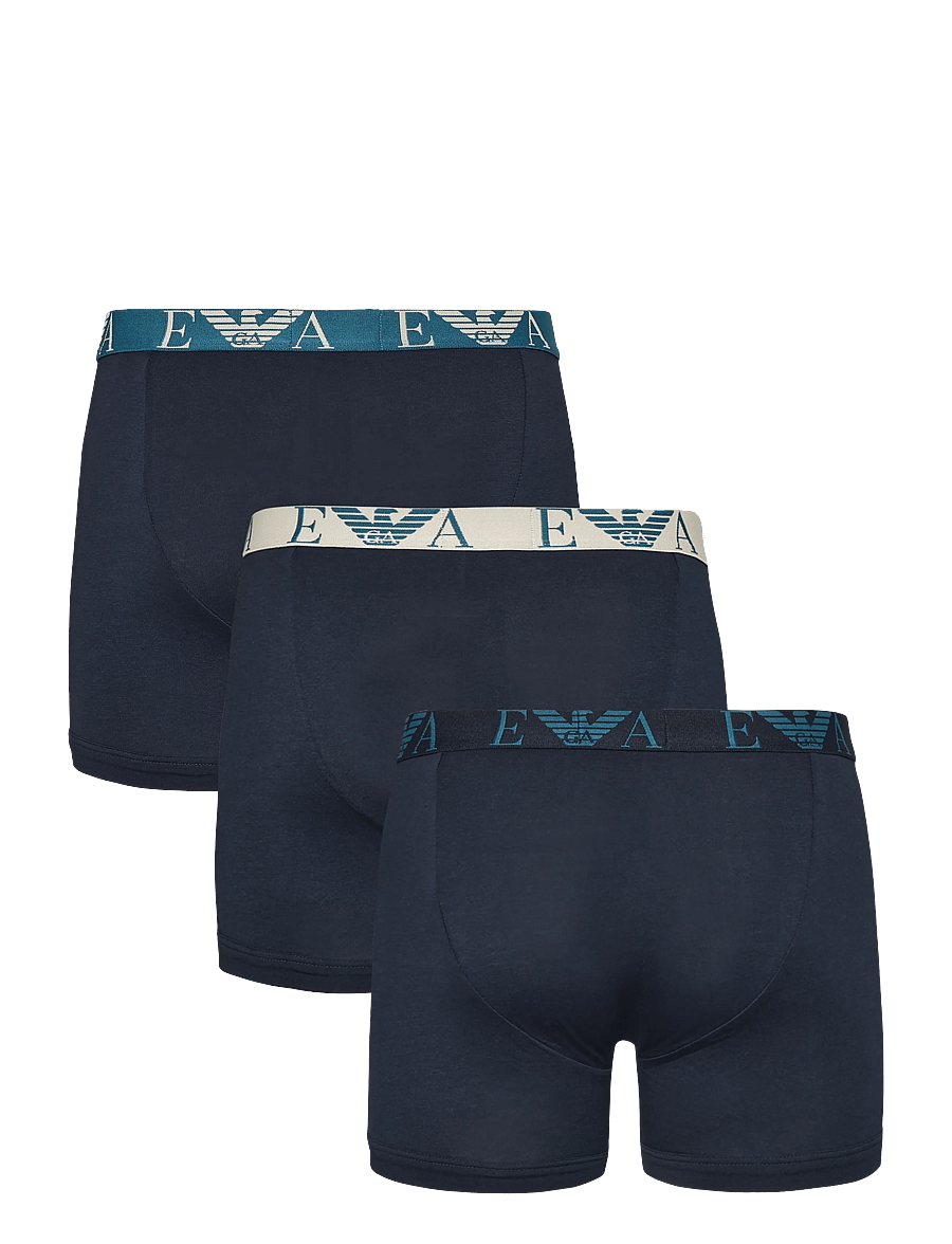 Emporio Armani - 3 PACK BOTTOM - multipack kalsonger - blu/blu/blu - 1