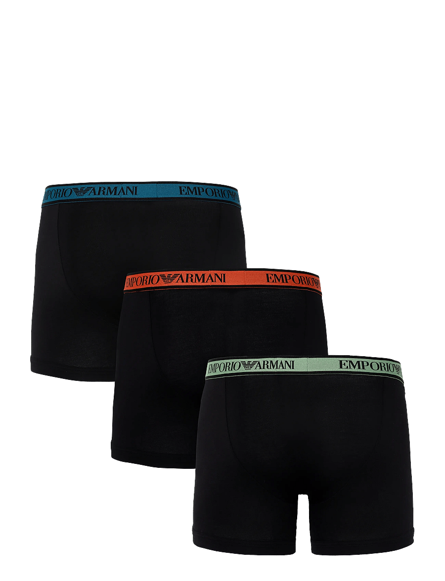 Emporio Armani - 3 PACK BOTTOM - unterhosen im multipack - black/black/black - 1