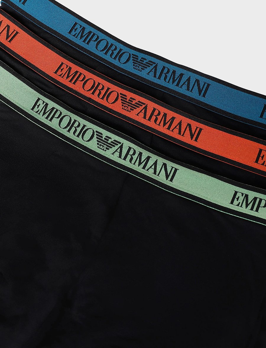 Emporio Armani - 3 PACK BOTTOM - unterhosen im multipack - black/black/black - 2