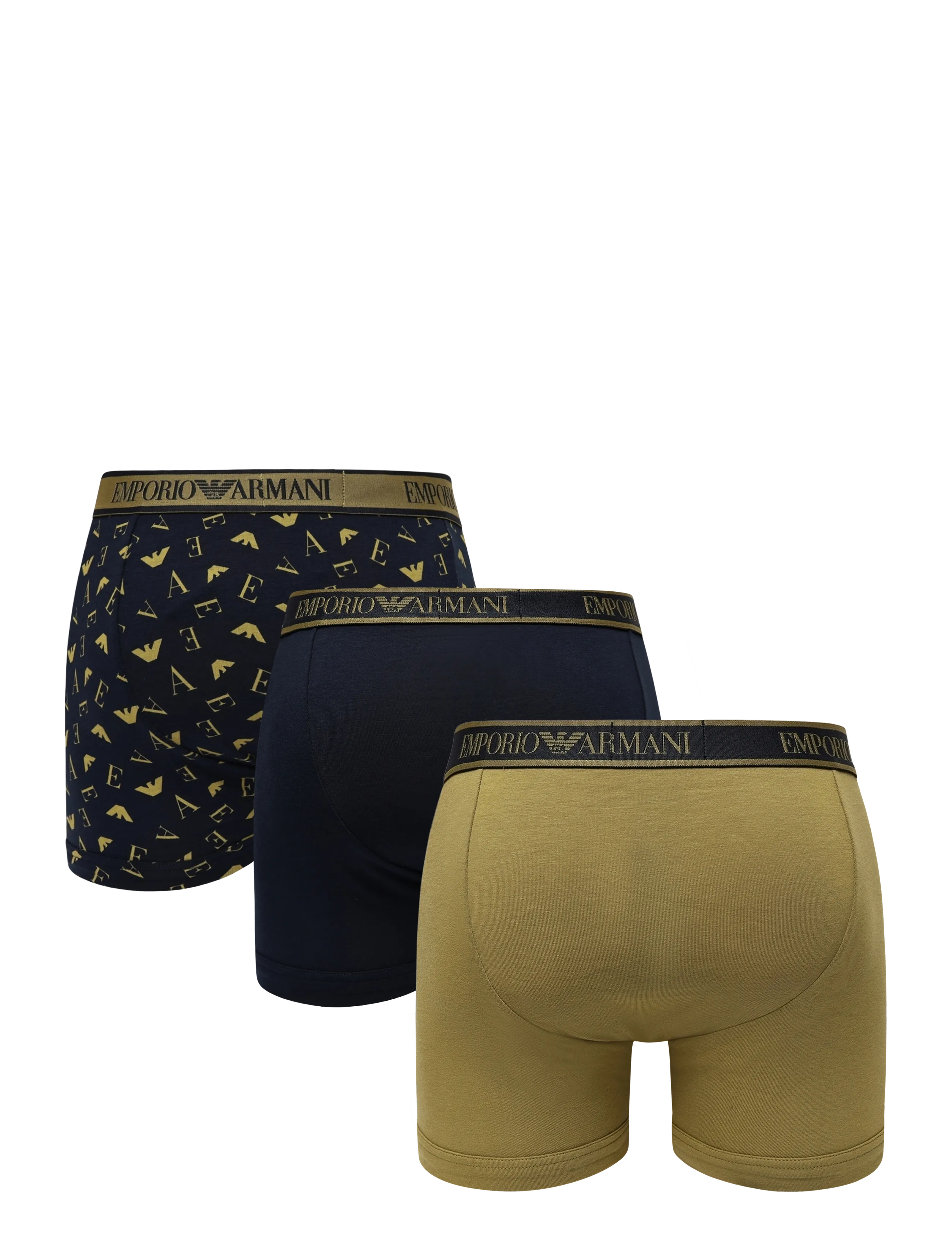 Emporio Armani - 3 PACK BOTTOM - multipack kalsonger - blu/blu-moss p/moss - 1