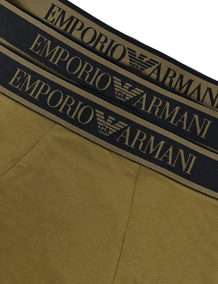 Emporio Armani - 3 PACK BOTTOM - unterhosen im multipack - blu/blu-moss p/moss - 2