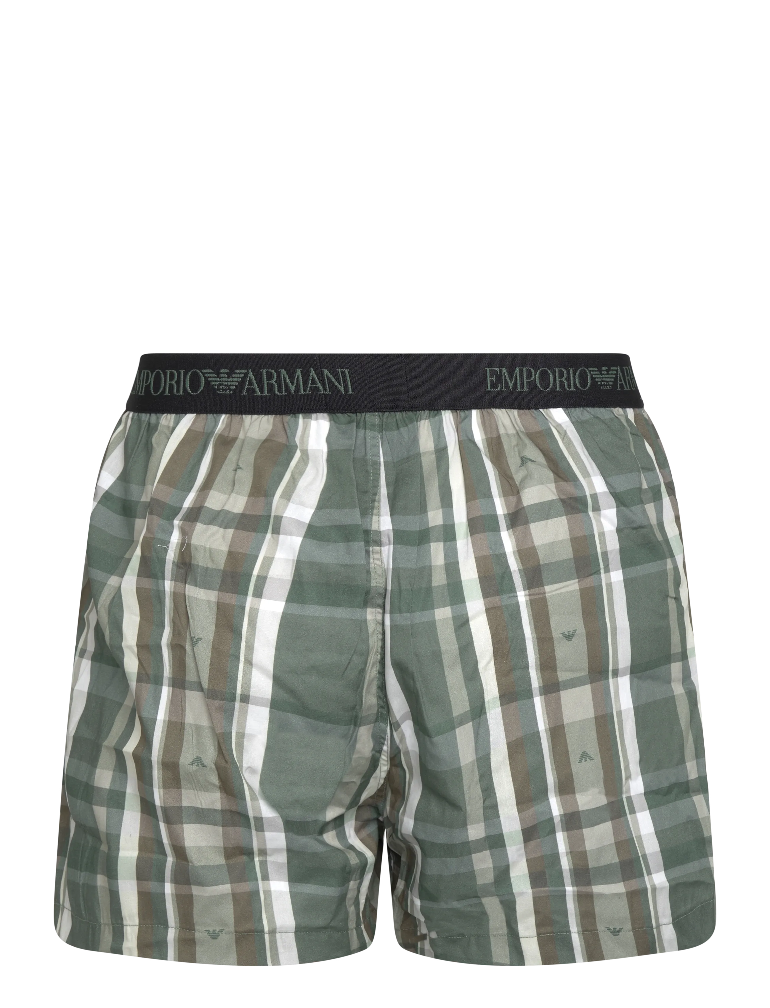 Emporio Armani - BOTTOM - boxershorts - check eagle leaf - 1