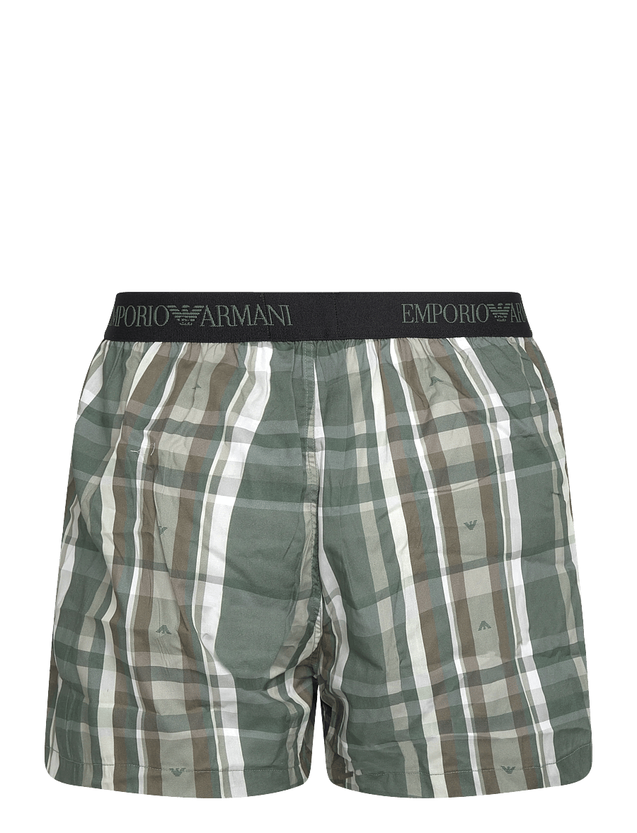 Emporio Armani - BOTTOM - boxershorts - check eagle leaf - 1
