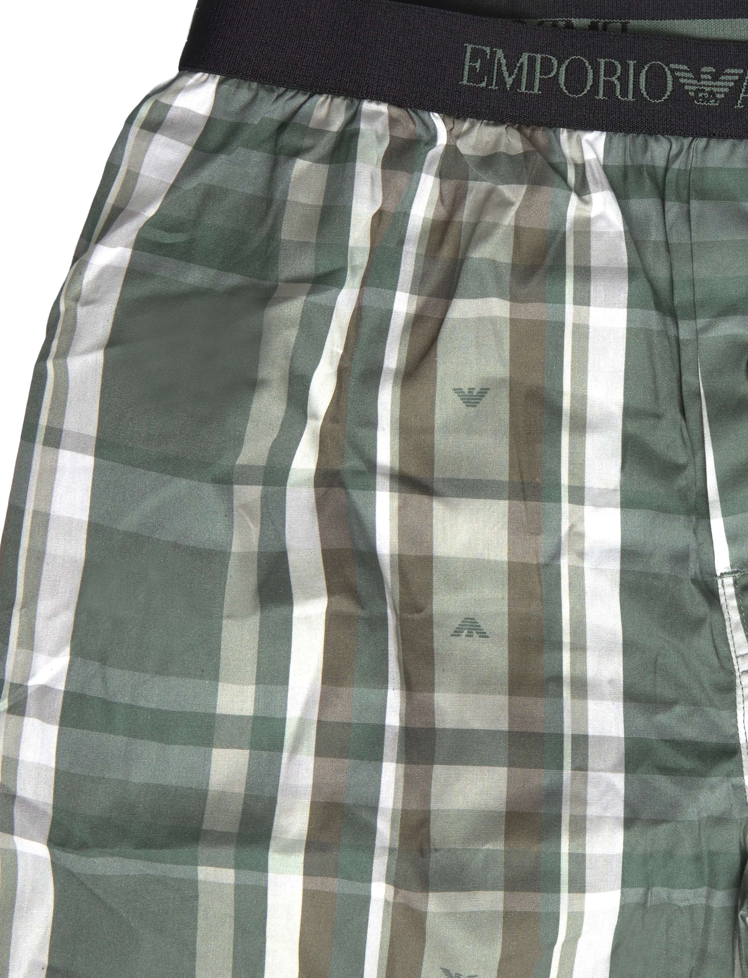 Emporio Armani - BOTTOM - boxershorts - check eagle leaf - 2