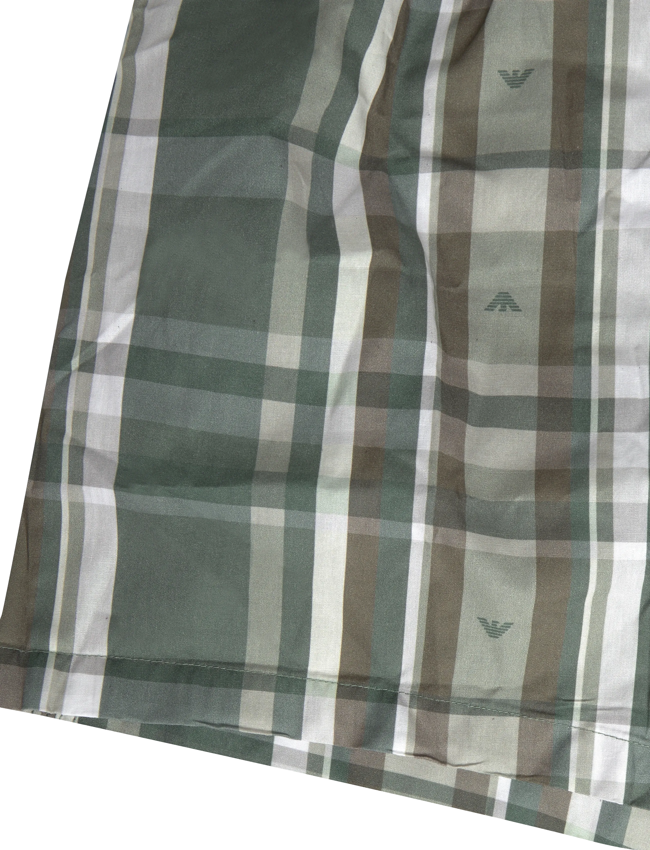 Emporio Armani - BOTTOM - boxershorts - check eagle leaf - 3