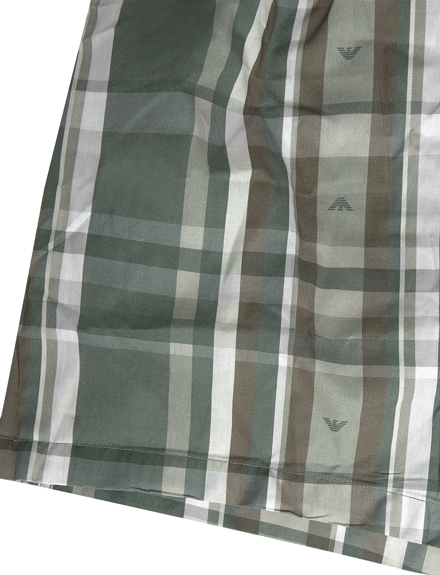 Emporio Armani - BOTTOM - boxershorts - check eagle leaf - 3