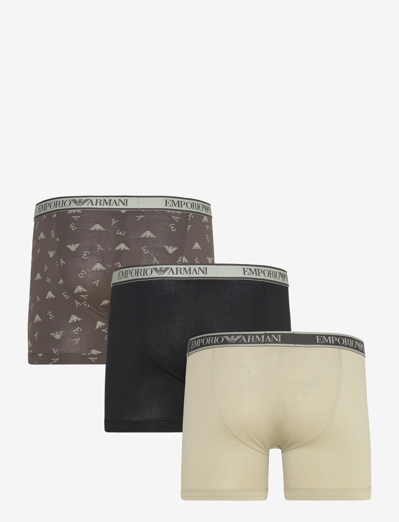 Emporio Armani - 3 PACK BOTTOM - multipack kalsonger - sag/rav-sag prt/blac - 1