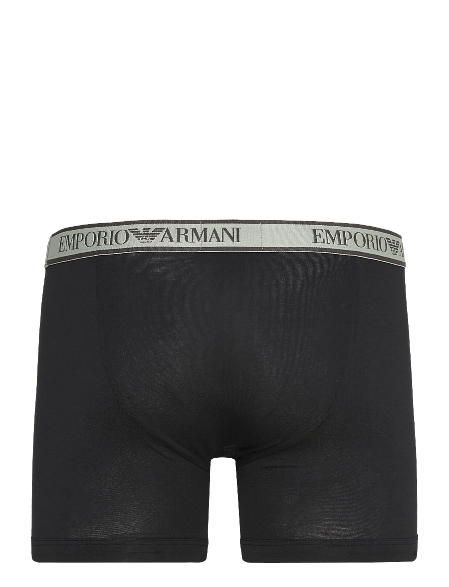 Emporio Armani - 3 PACK BOTTOM - unterhosen im multipack - sag/rav-sag prt/blac - 4