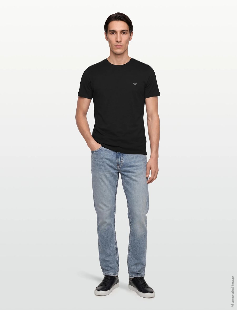 Emporio Armani - TOP - pyjamaoberteil - black - 0
