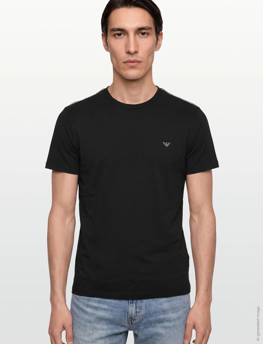 Emporio Armani - TOP - pyjamaoberteil - black - 5