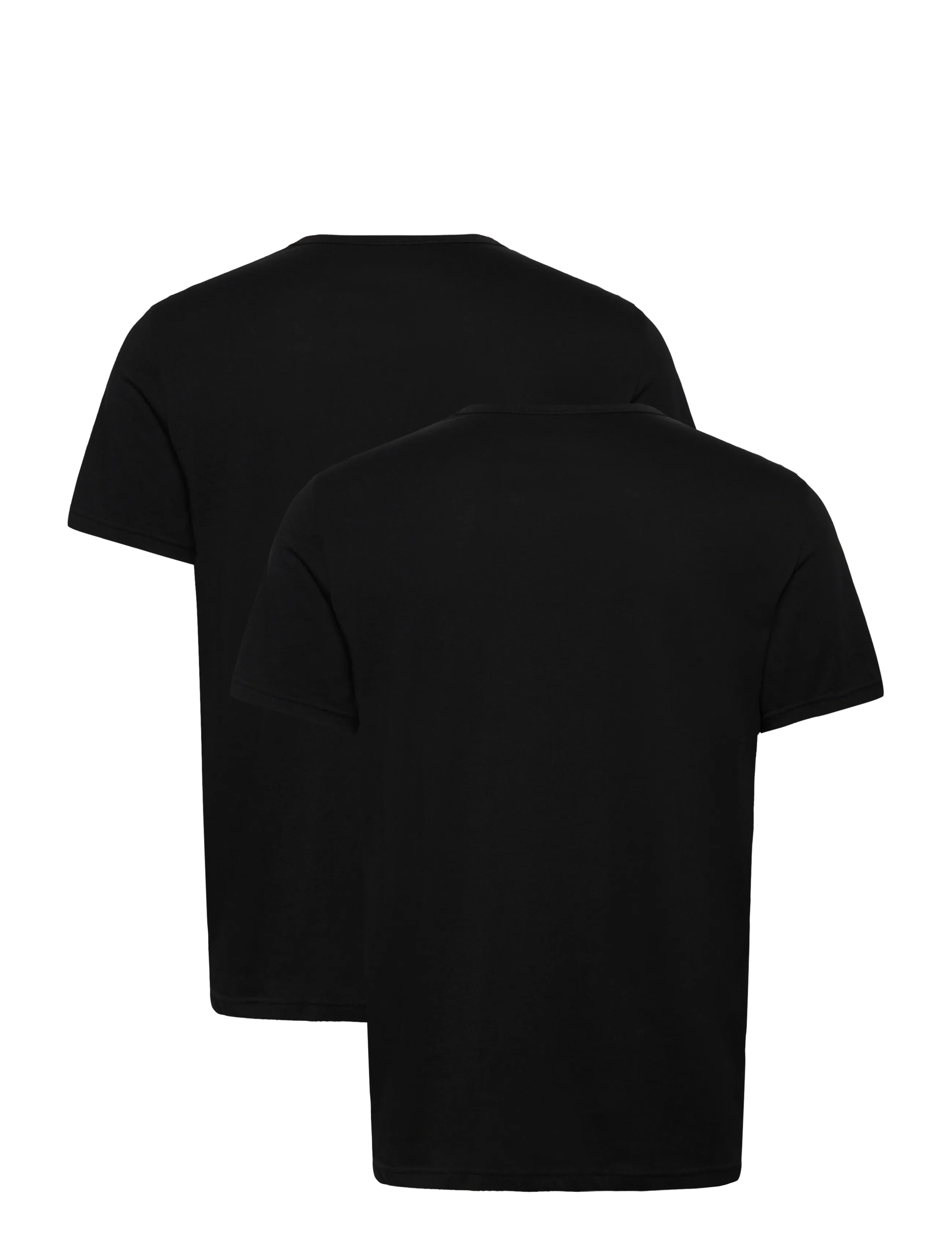 Emporio Armani - 2 PACK TOP - pižamų marškinėliai - black/black - 2
