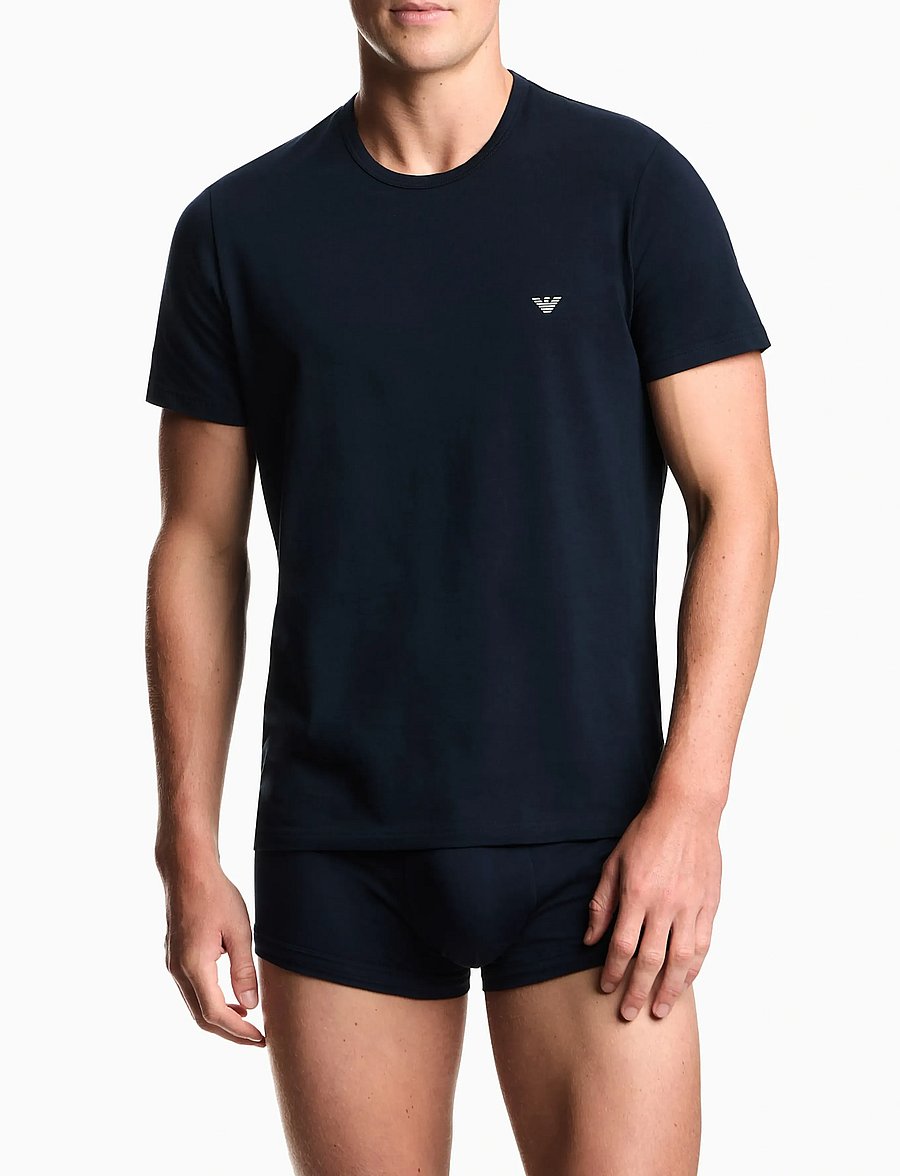 Emporio Armani - 2 PACK TOP - pyjamasöverdelar - ar.blue/ar.blue - 0