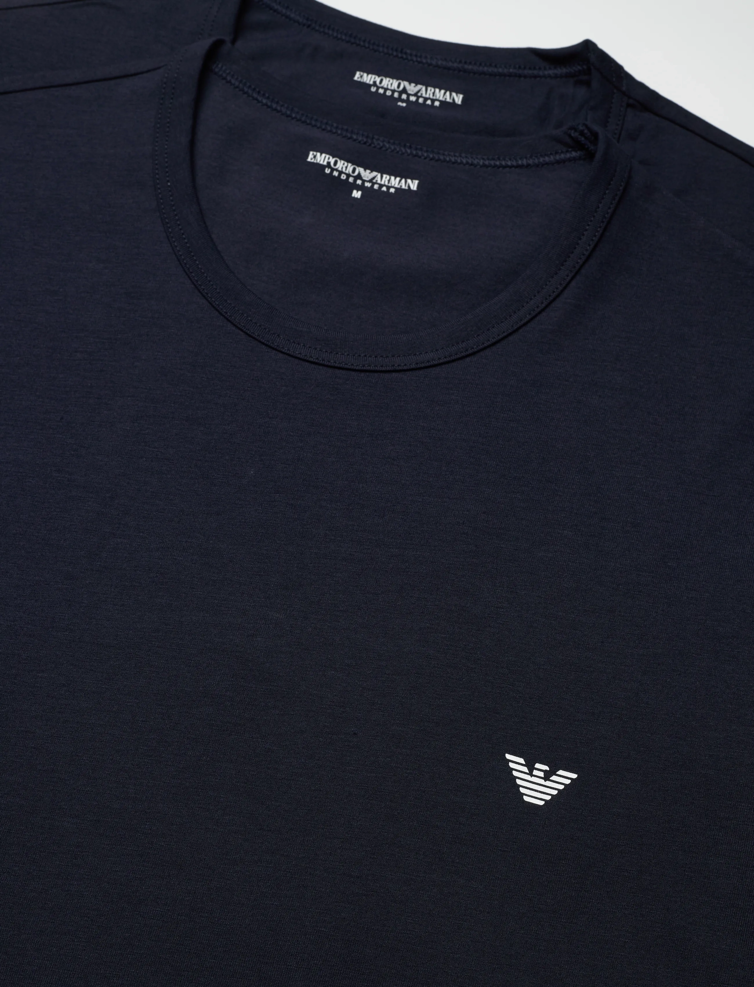 Emporio Armani - 2 PACK TOP - pyjamapaidat - ar.blue/ar.blue - 3