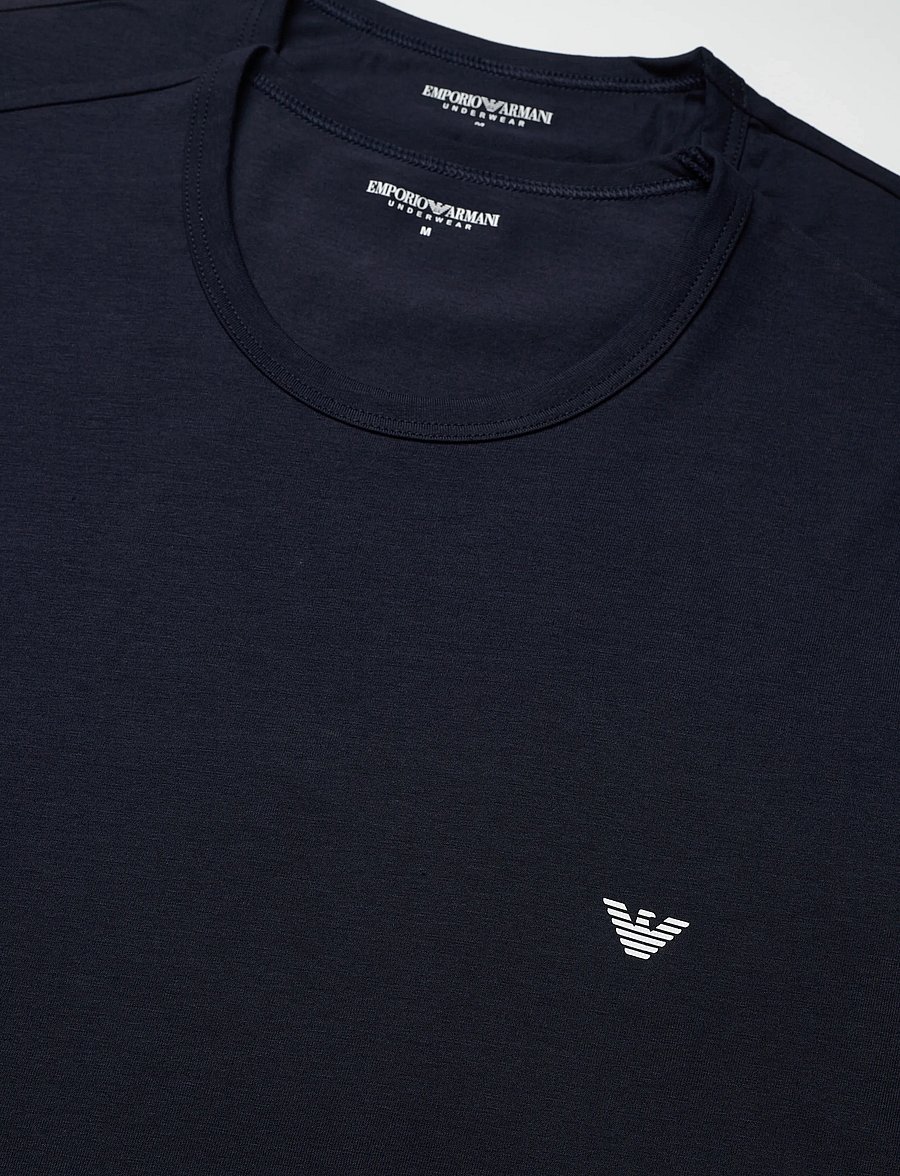 Emporio Armani - 2 PACK TOP - pyjamasöverdelar - ar.blue/ar.blue - 3