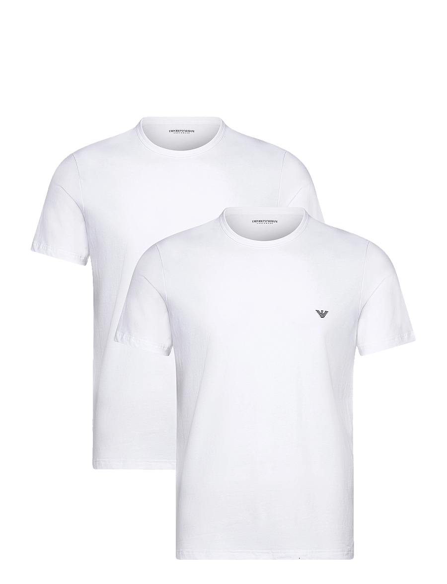 Emporio Armani - 2 PACK TOP - pyjamasöverdelar - white/white - 1