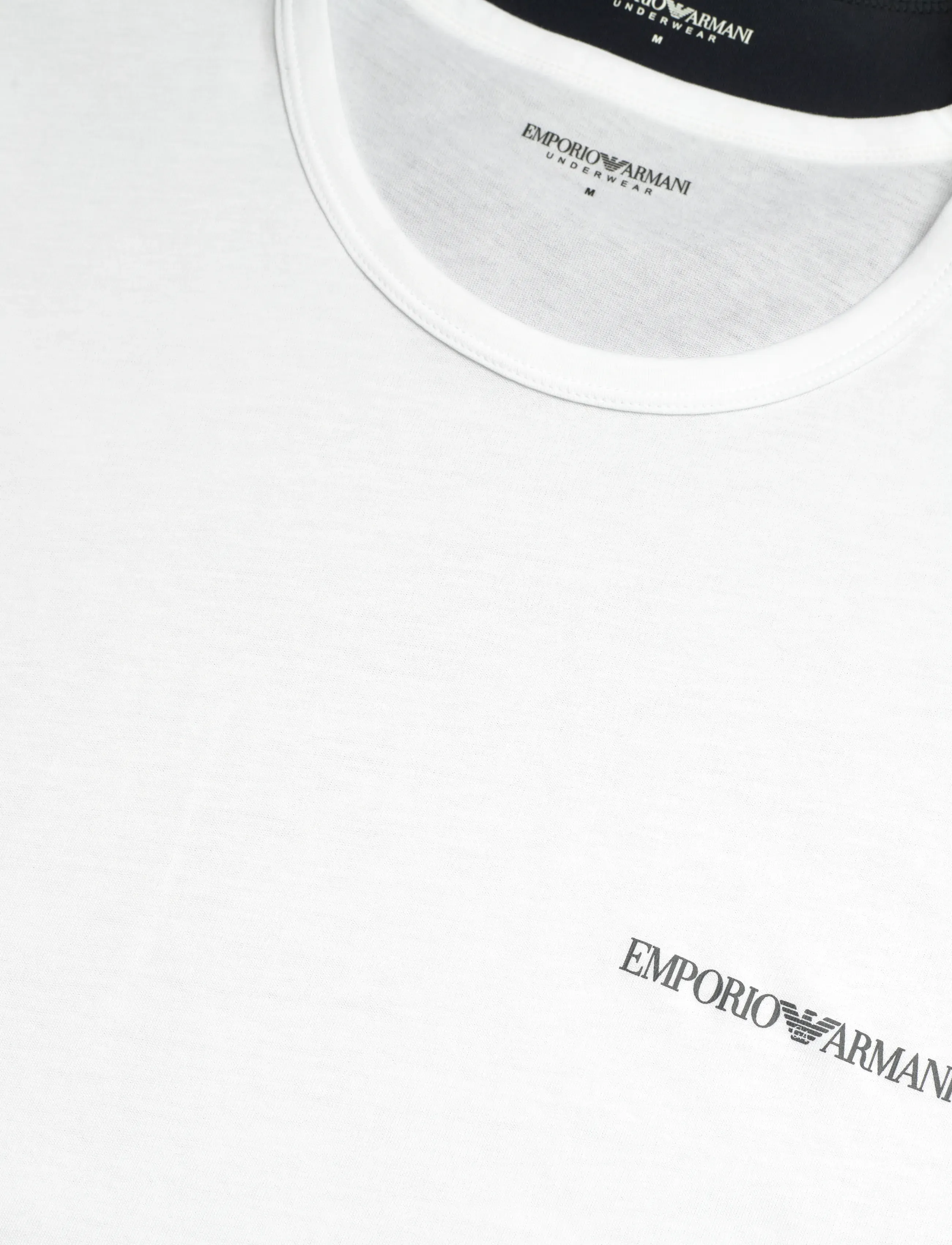 Emporio Armani - 2 PACK TOP - pyjamasöverdelar - ar.blue/white - 1