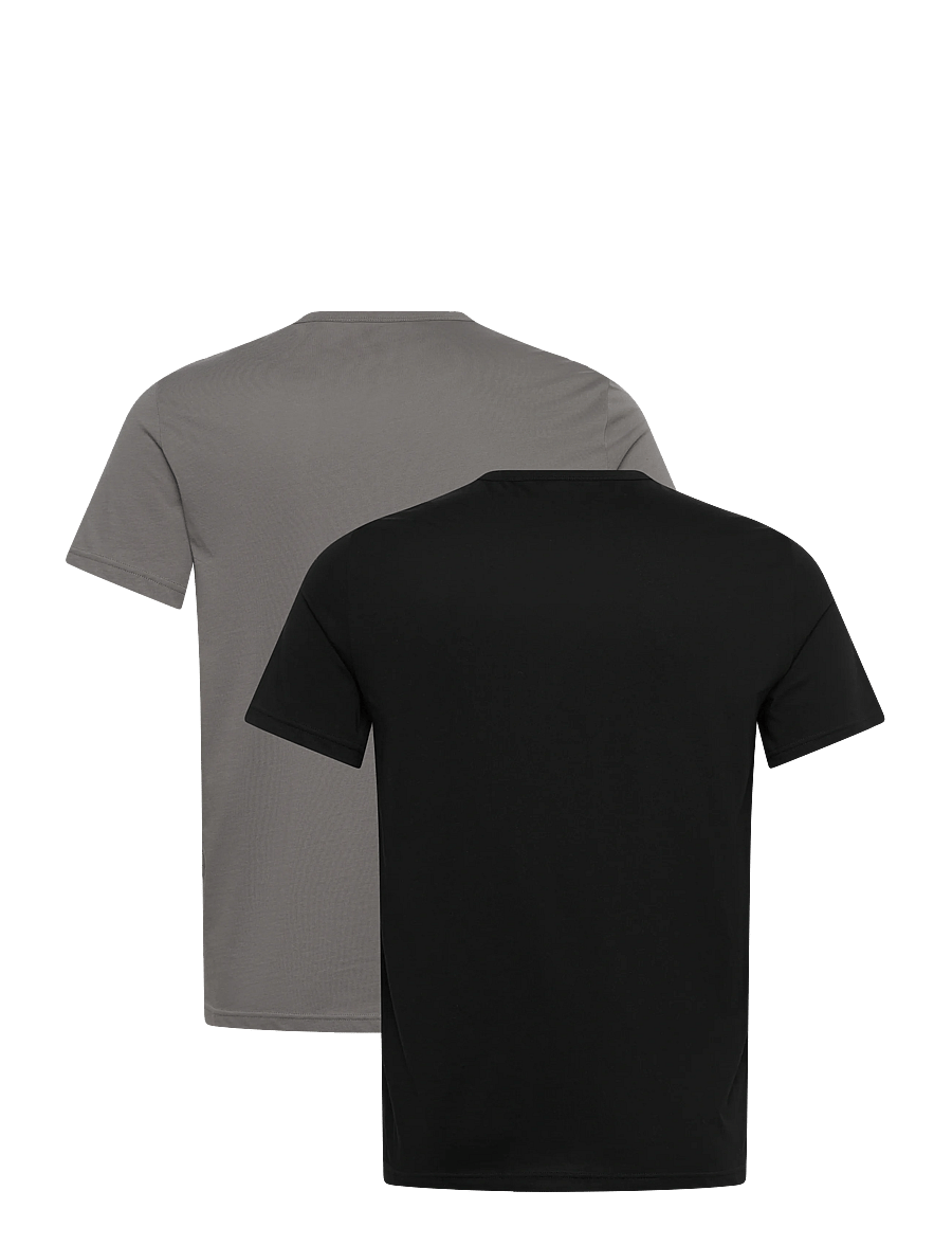 Emporio Armani - 2 PACK TOP - multipack t-shirts - black/grey - 1