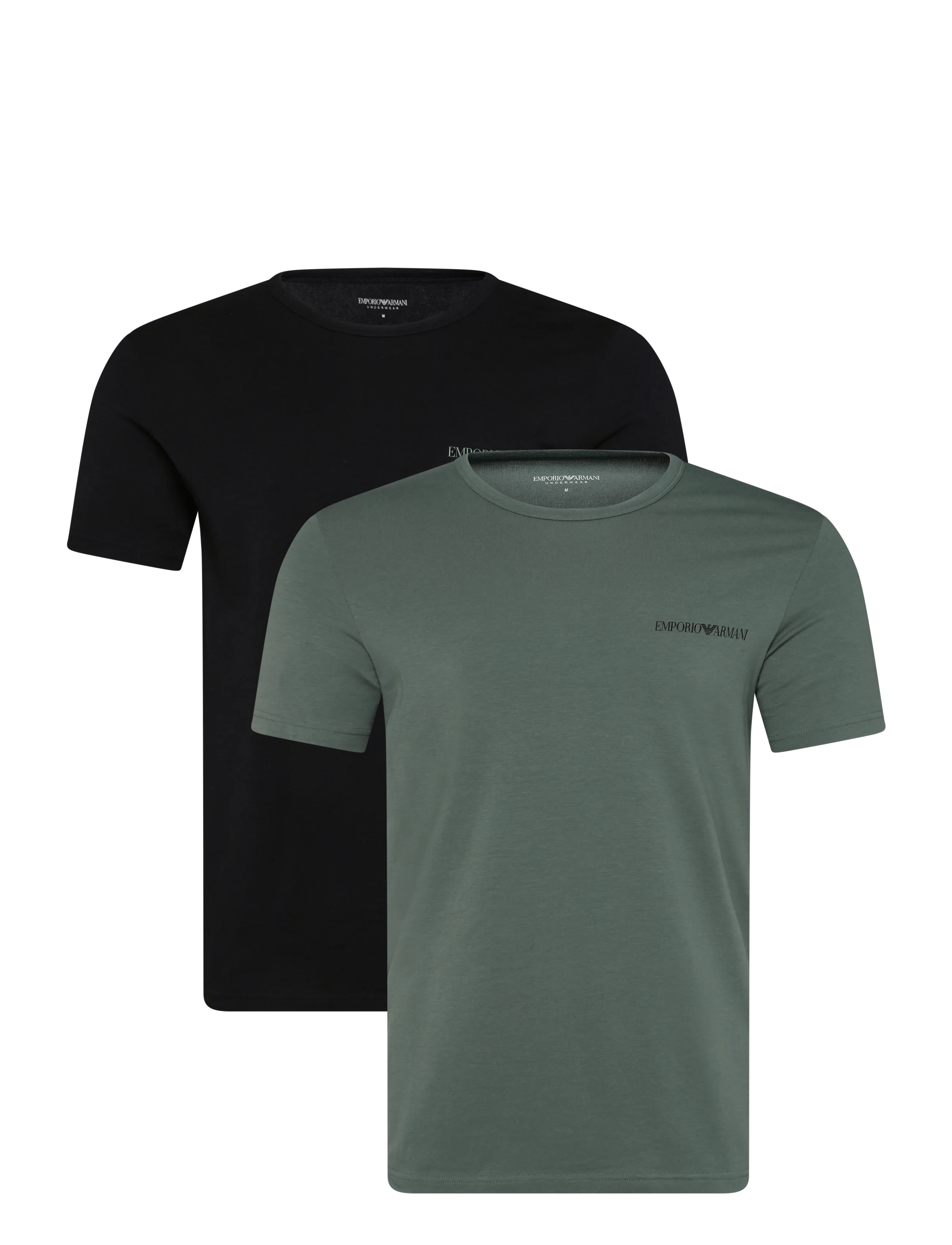 Emporio Armani 2 PACK TOP - Emporio Armani - GREEN/BLACK / green